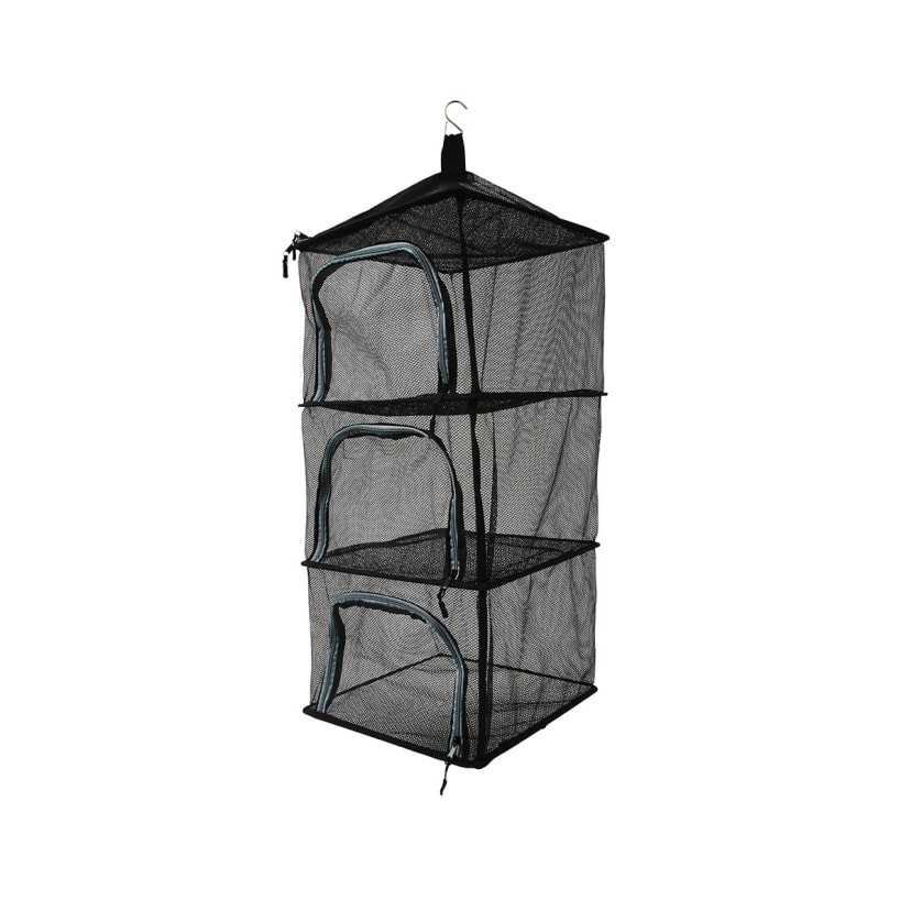 Hanging Storage 4 Shelf Black Kmart