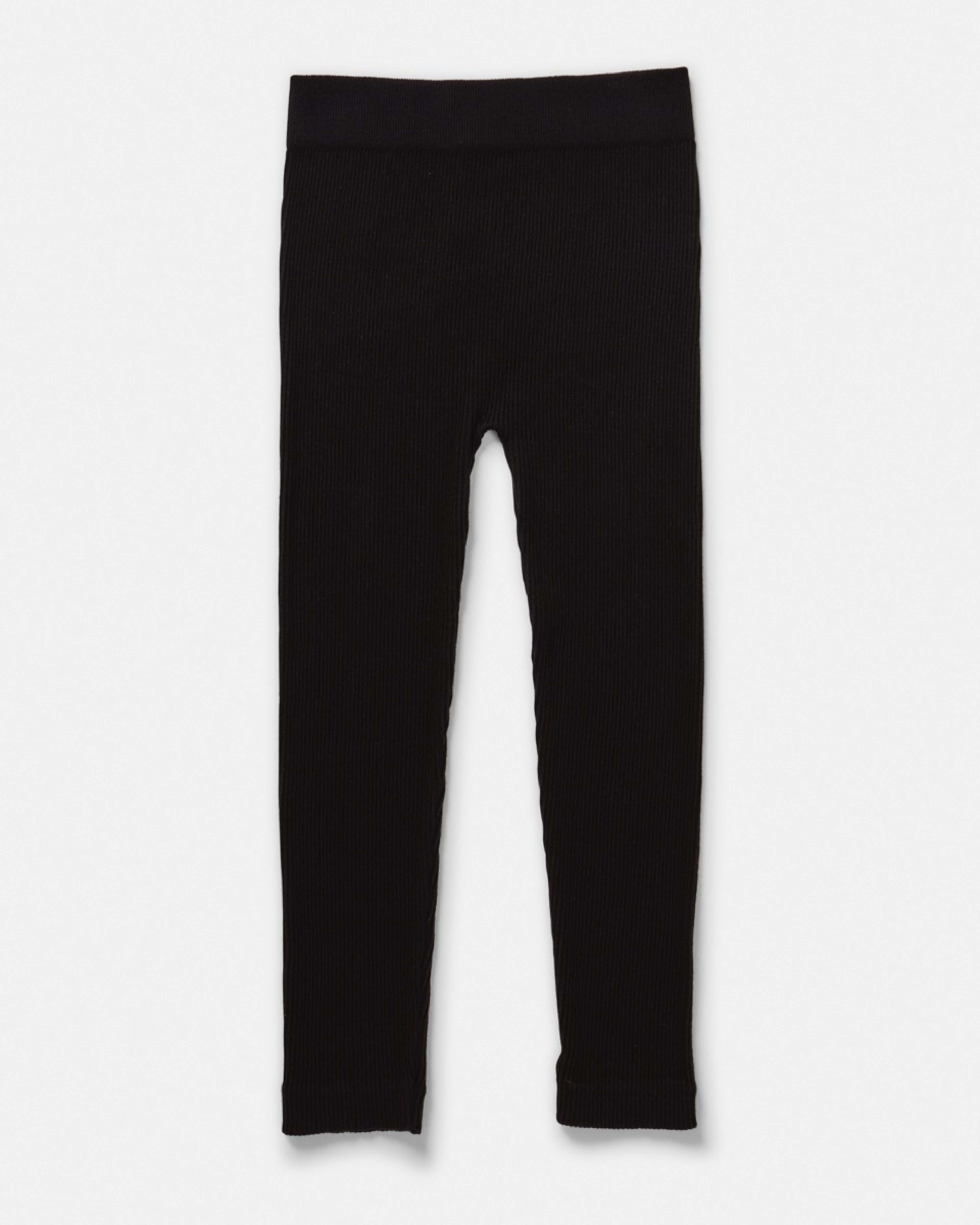 6 Rib Leggings Black, 6 of 7