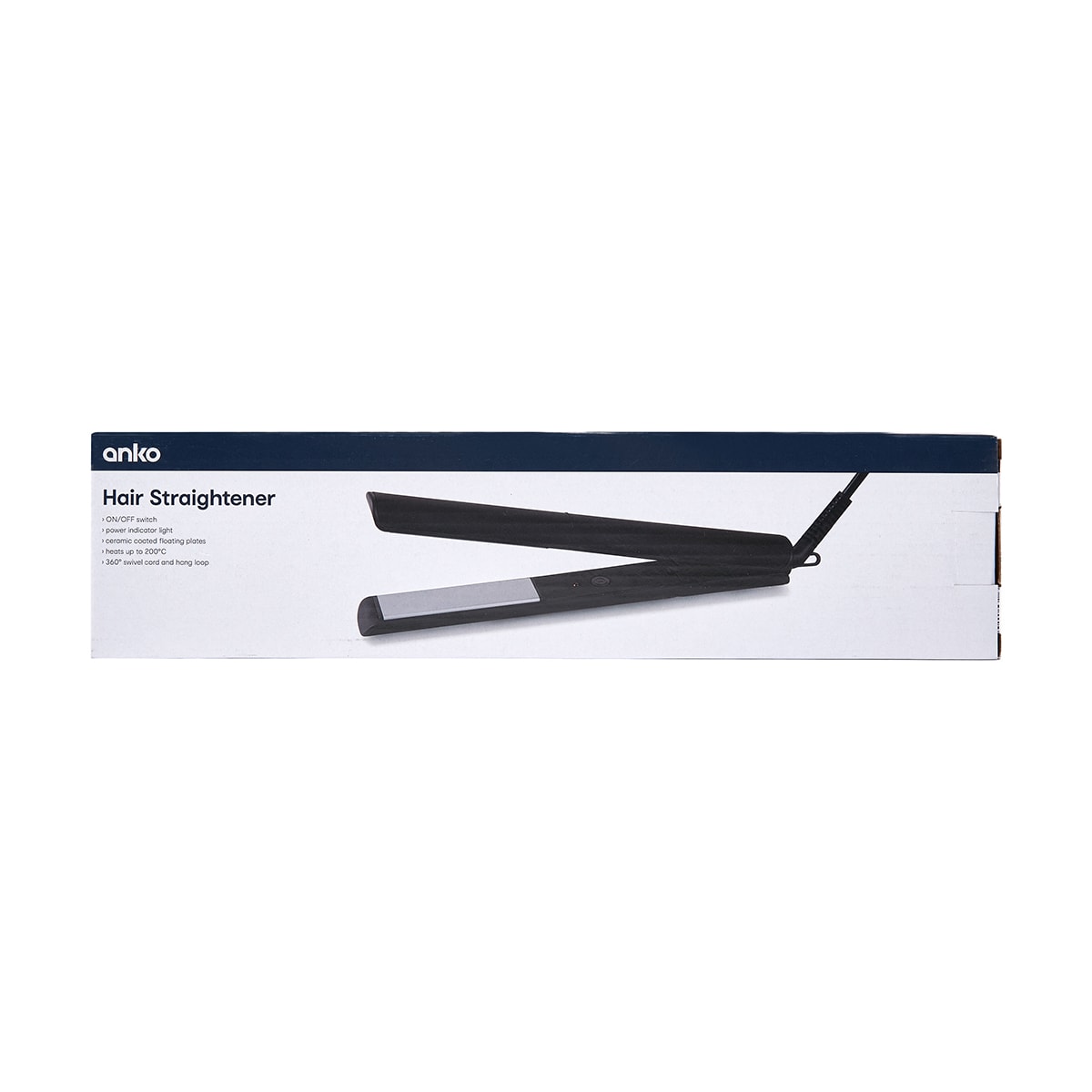 Hair Straightener Black Kmart