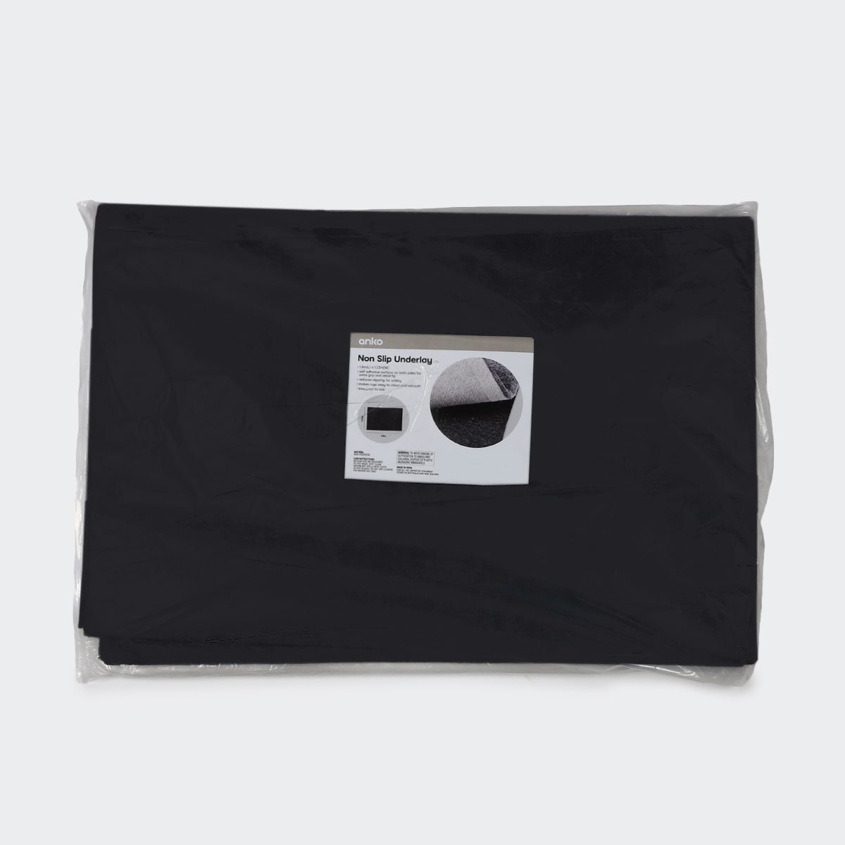 Non Slip Rug Underlay Grey, 180cm x 133cm Kmart
