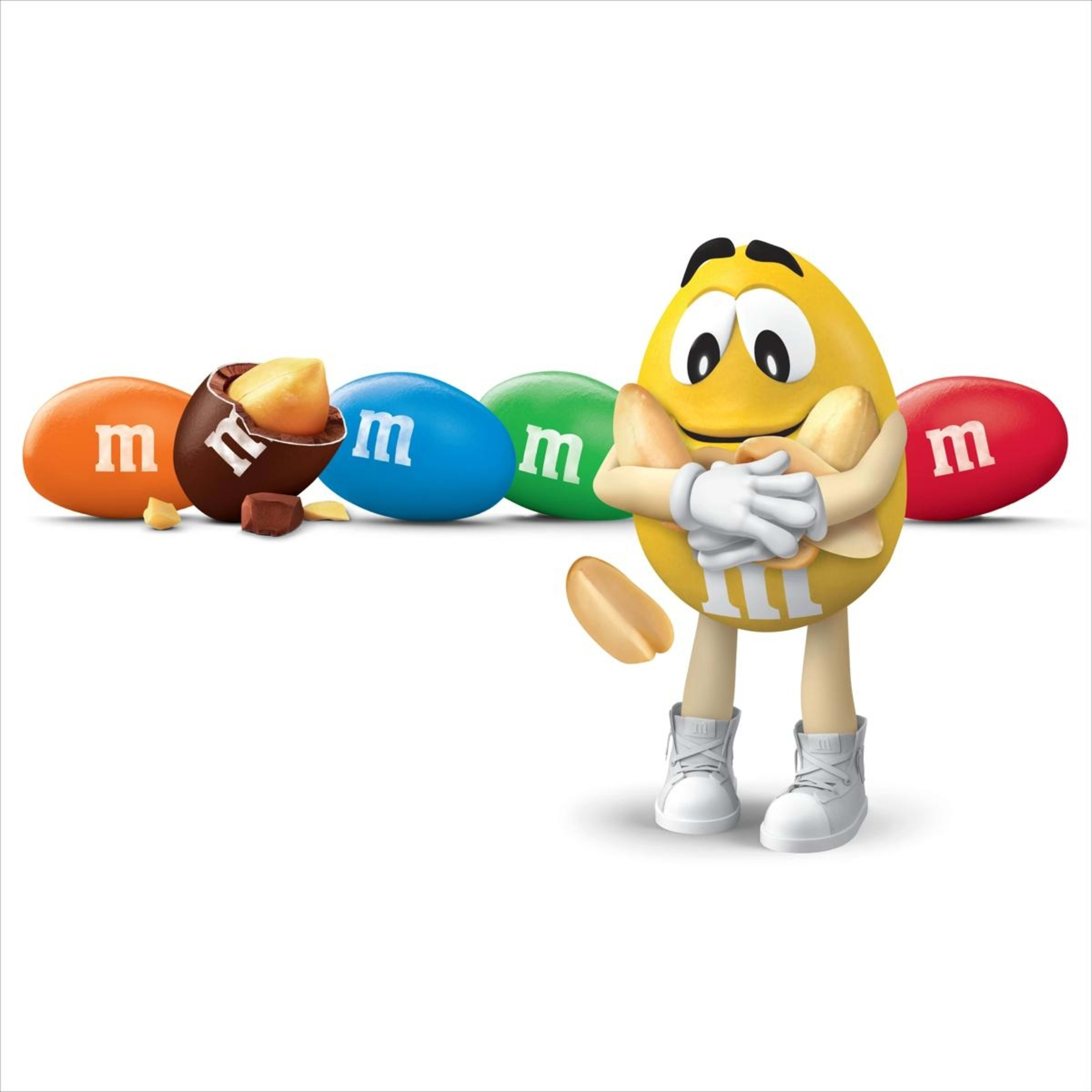 7 M&M's Peanut Milk Chocolate Snack and Share Bag 180g, 7 of 7