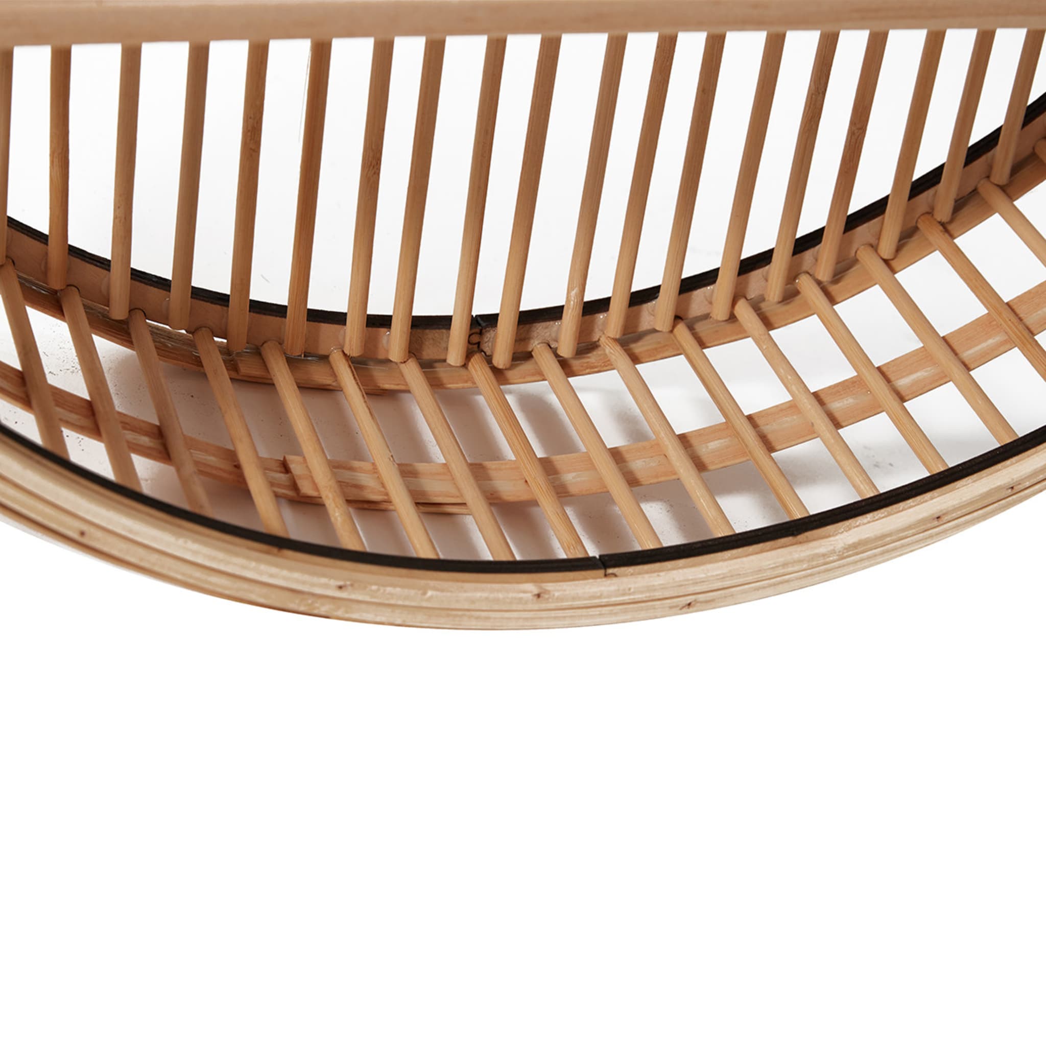 Rattan Look Round Wall Shelf Kmart