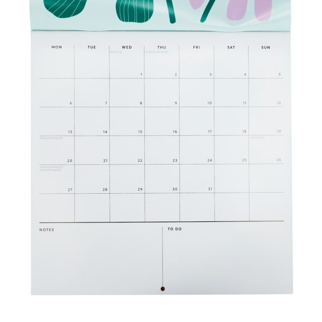 2025 Wall Calendar Flowers Kmart