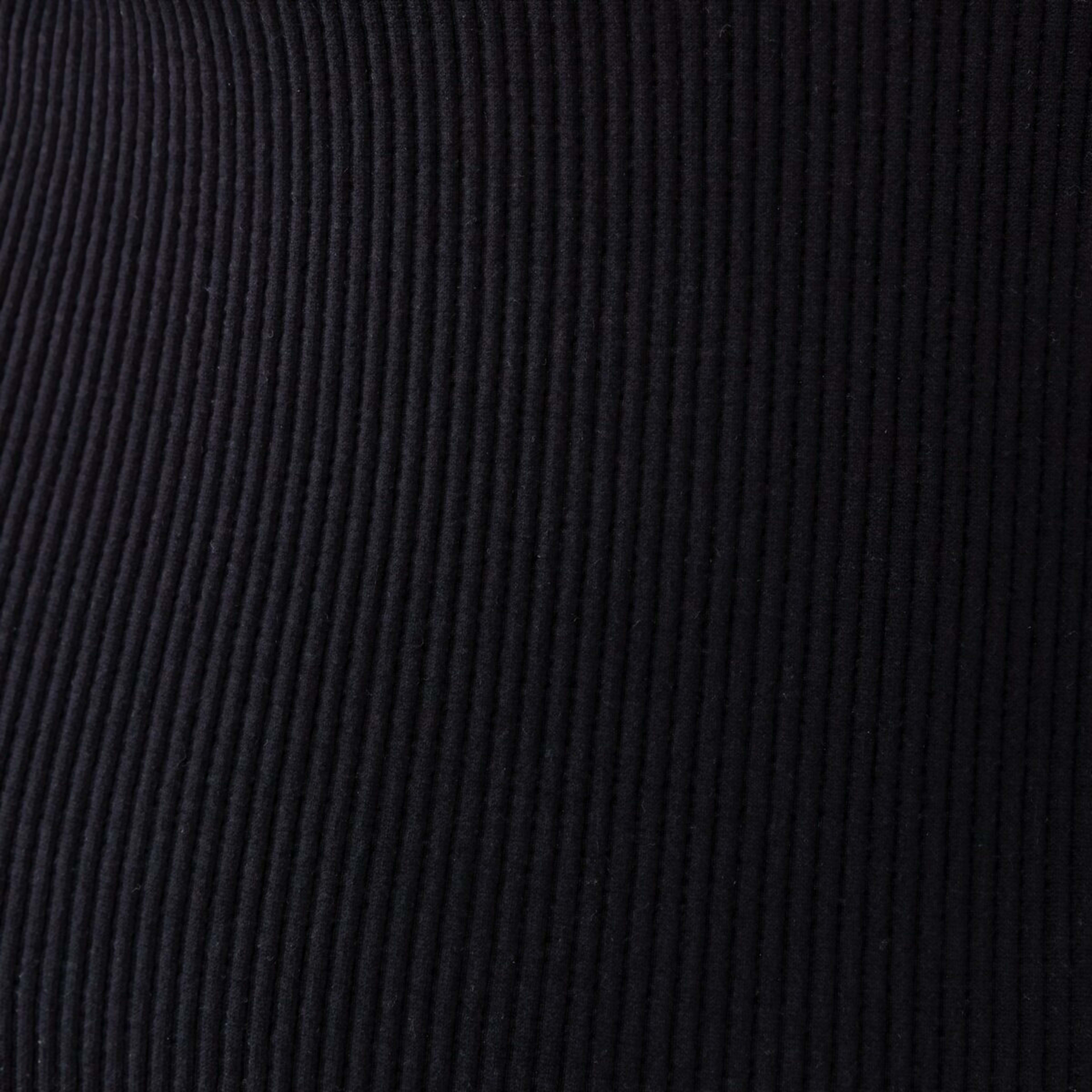 7 Long Sleeve Soft Rib Bodysuit Black, 7 of 7