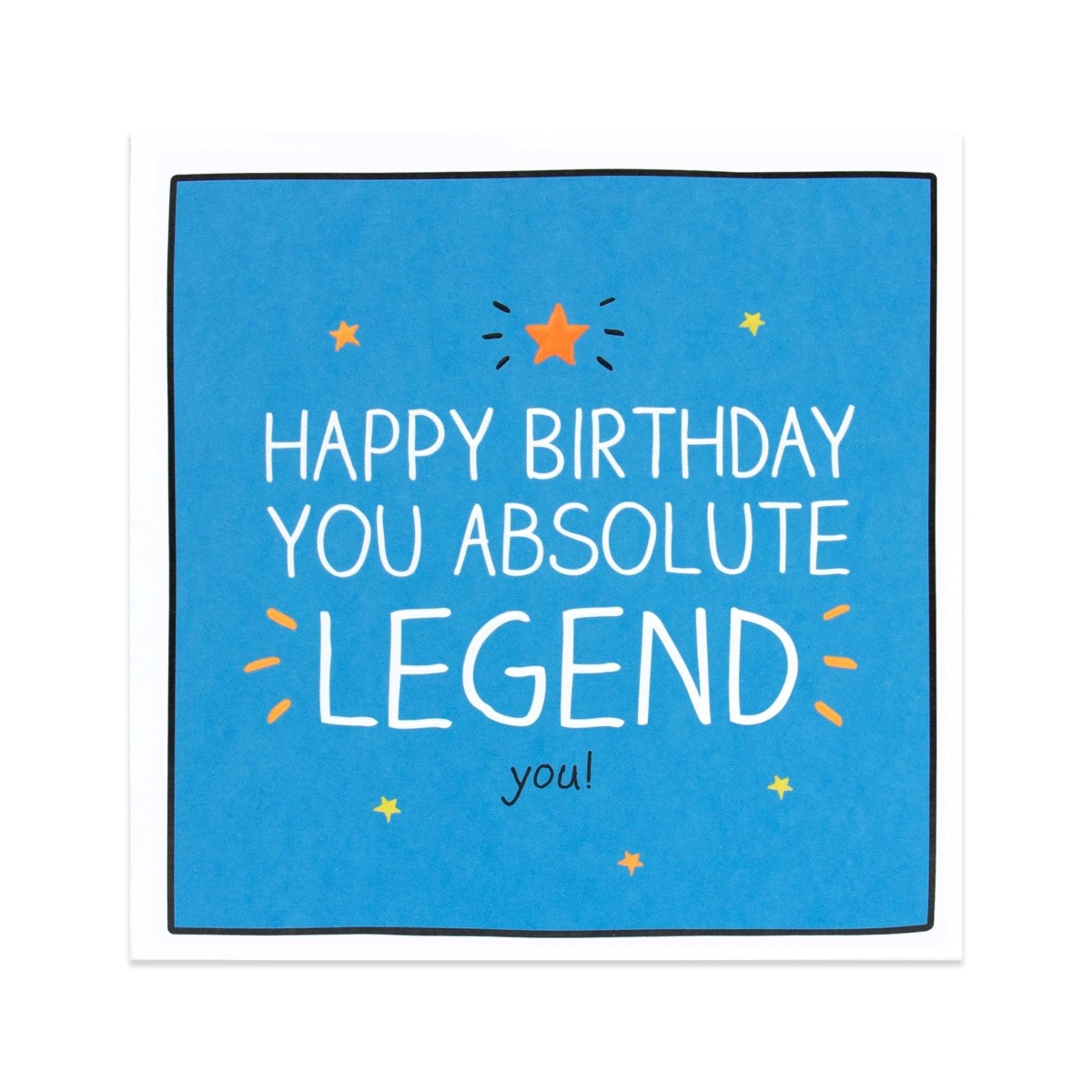 1 Hallmark Happy Birthday Card - Happy Birthday You Absolute Legend