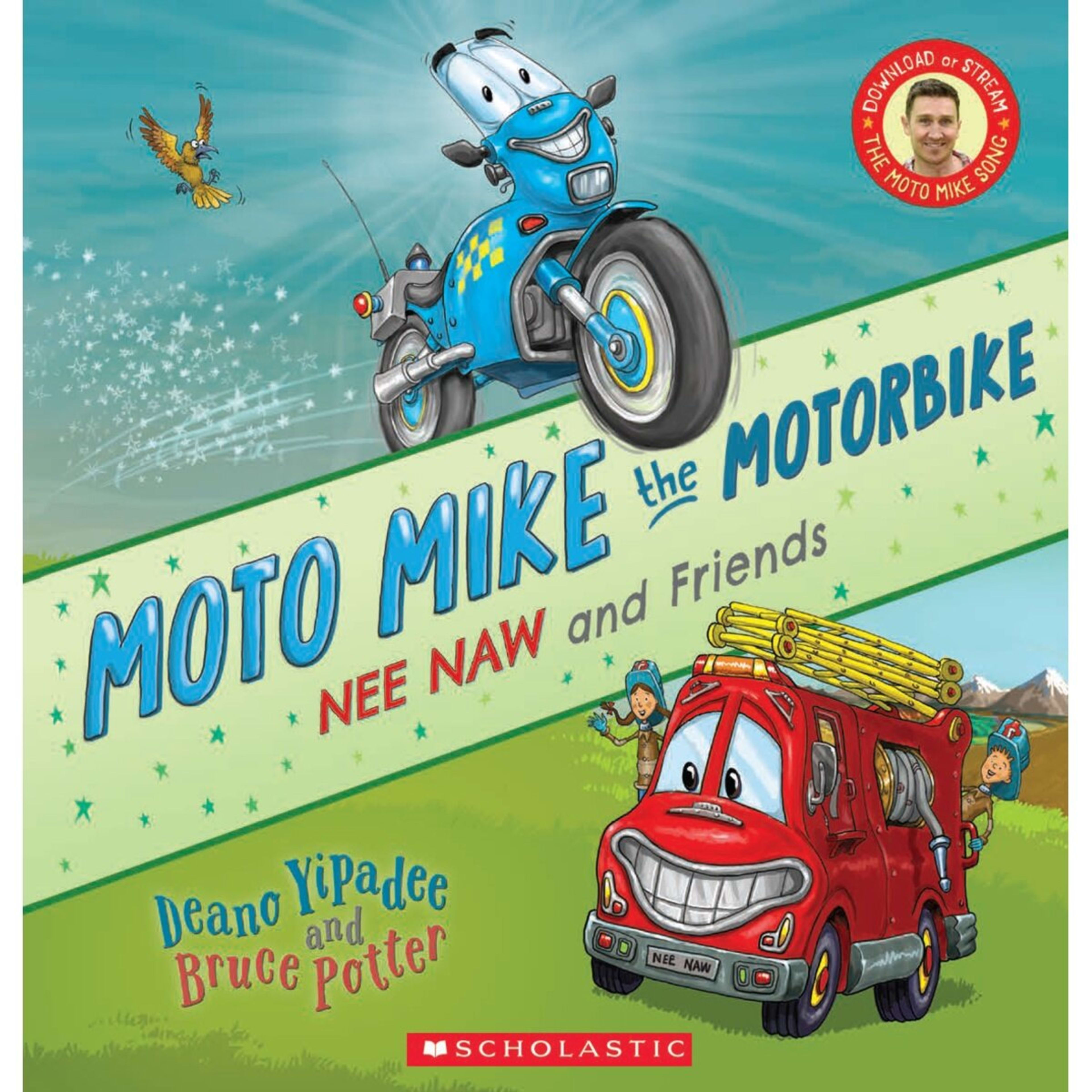 1 Nee Naw and Friends: Moto Mike the Motorbike by Deano Yipadee - Book