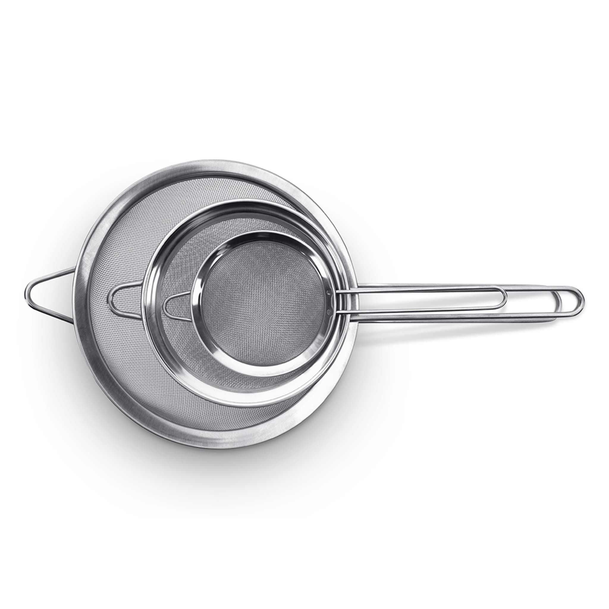 3 Metal Strainers Kmart