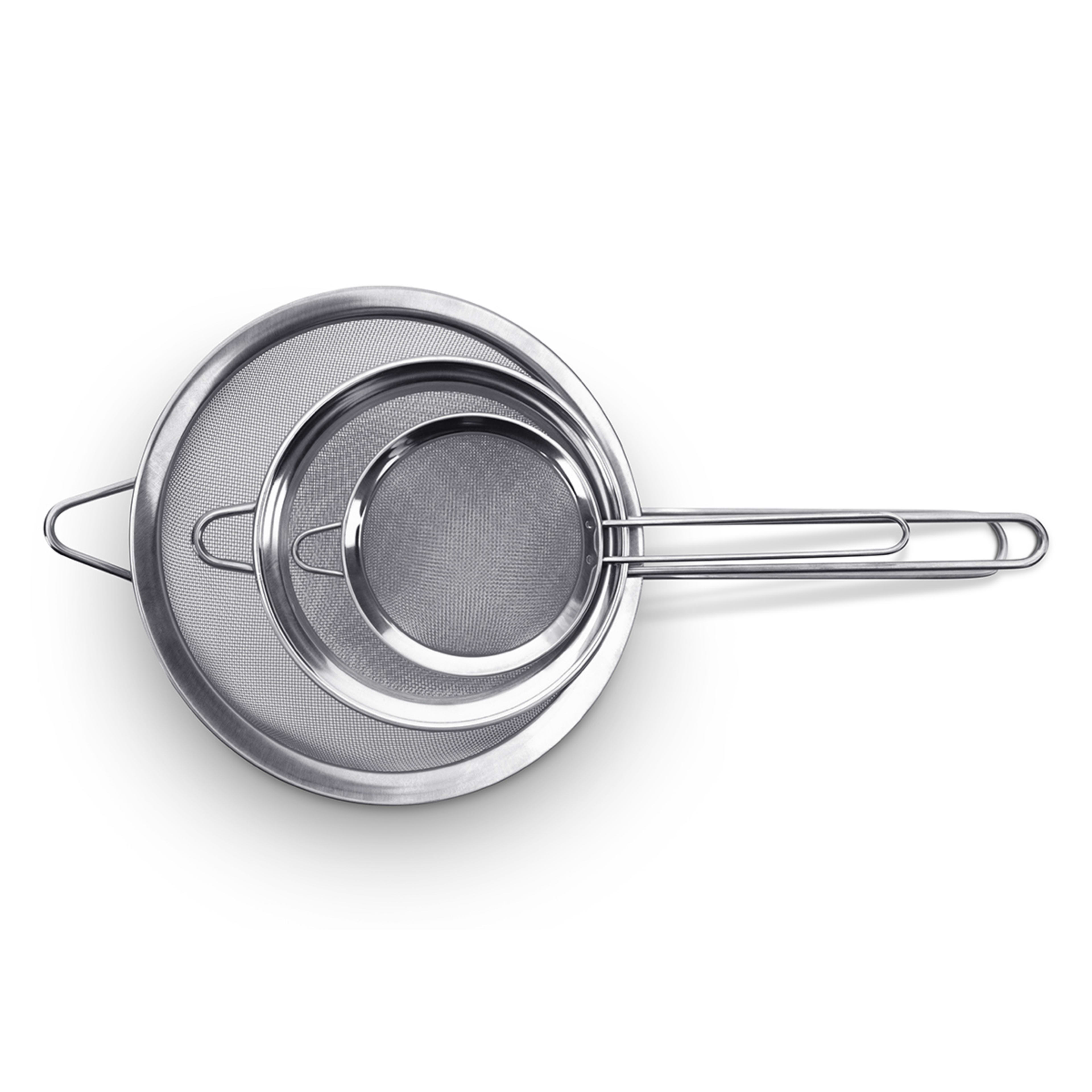 3 Metal Strainers Kmart