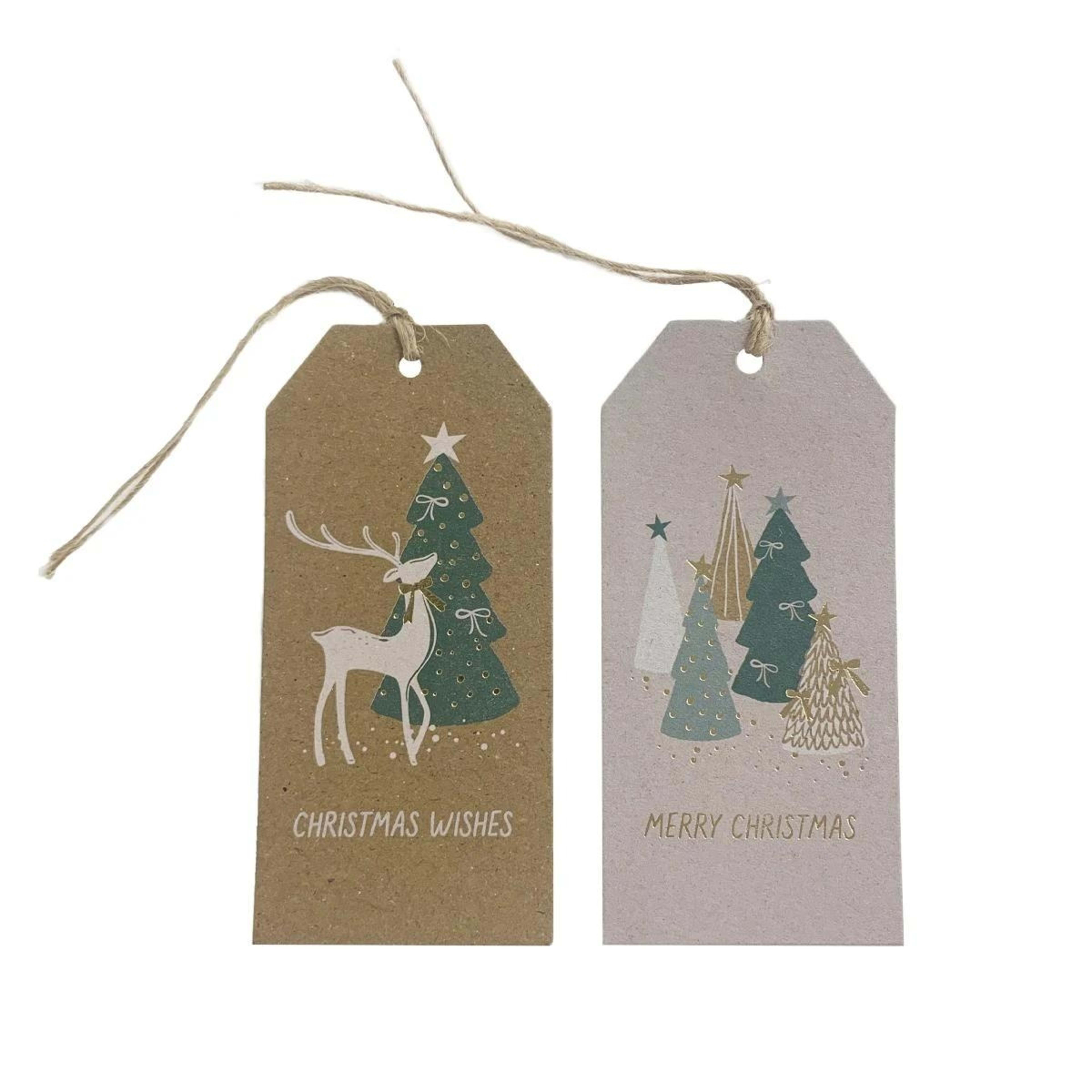 4 10 Pack Wishing Tree Appeal Christmas Gift Tags - Assorted, 4 of 7