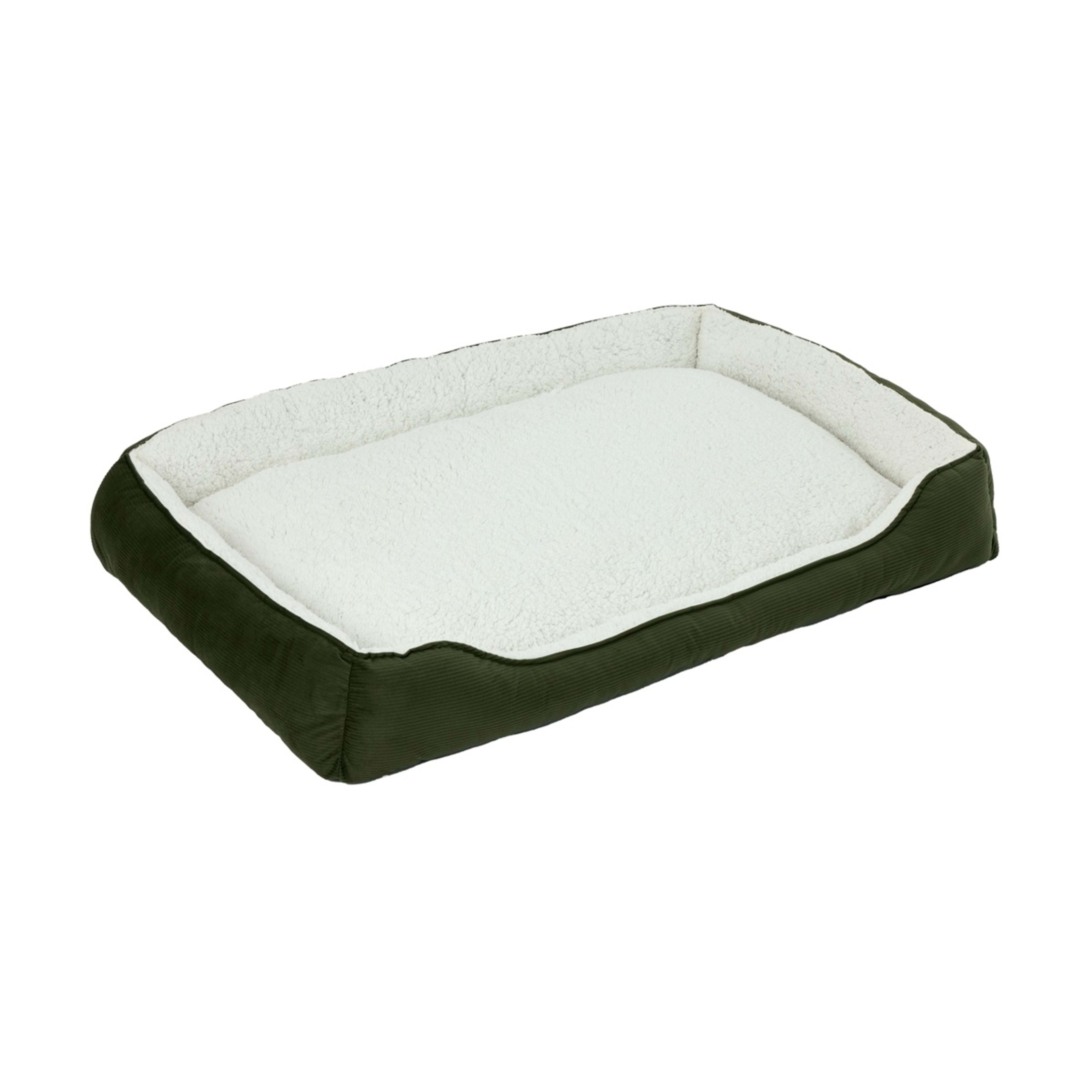 4 Pet Bed Lounge Corduroy - Extra Large, Green, 4 of 8