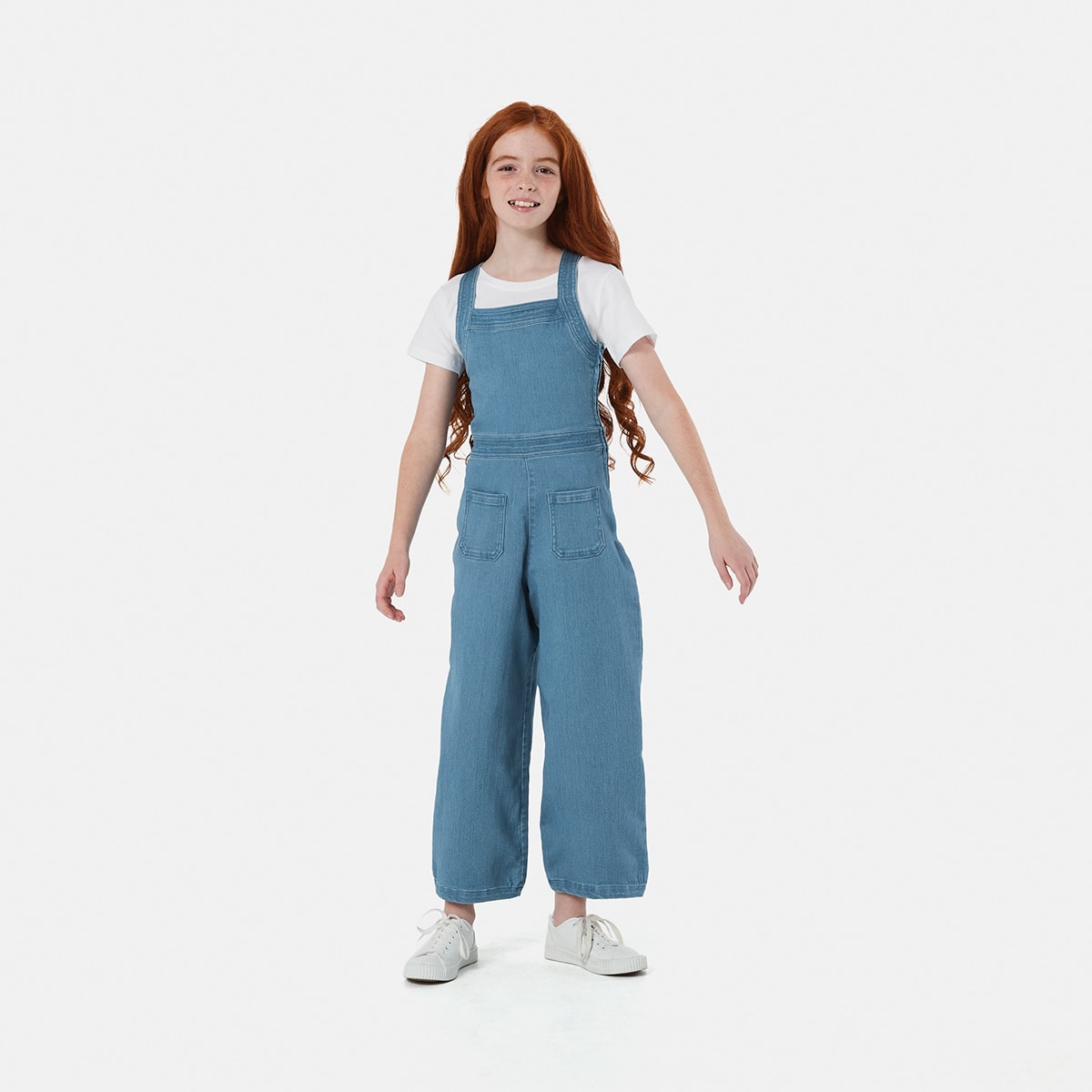 denim jumpsuit stretch