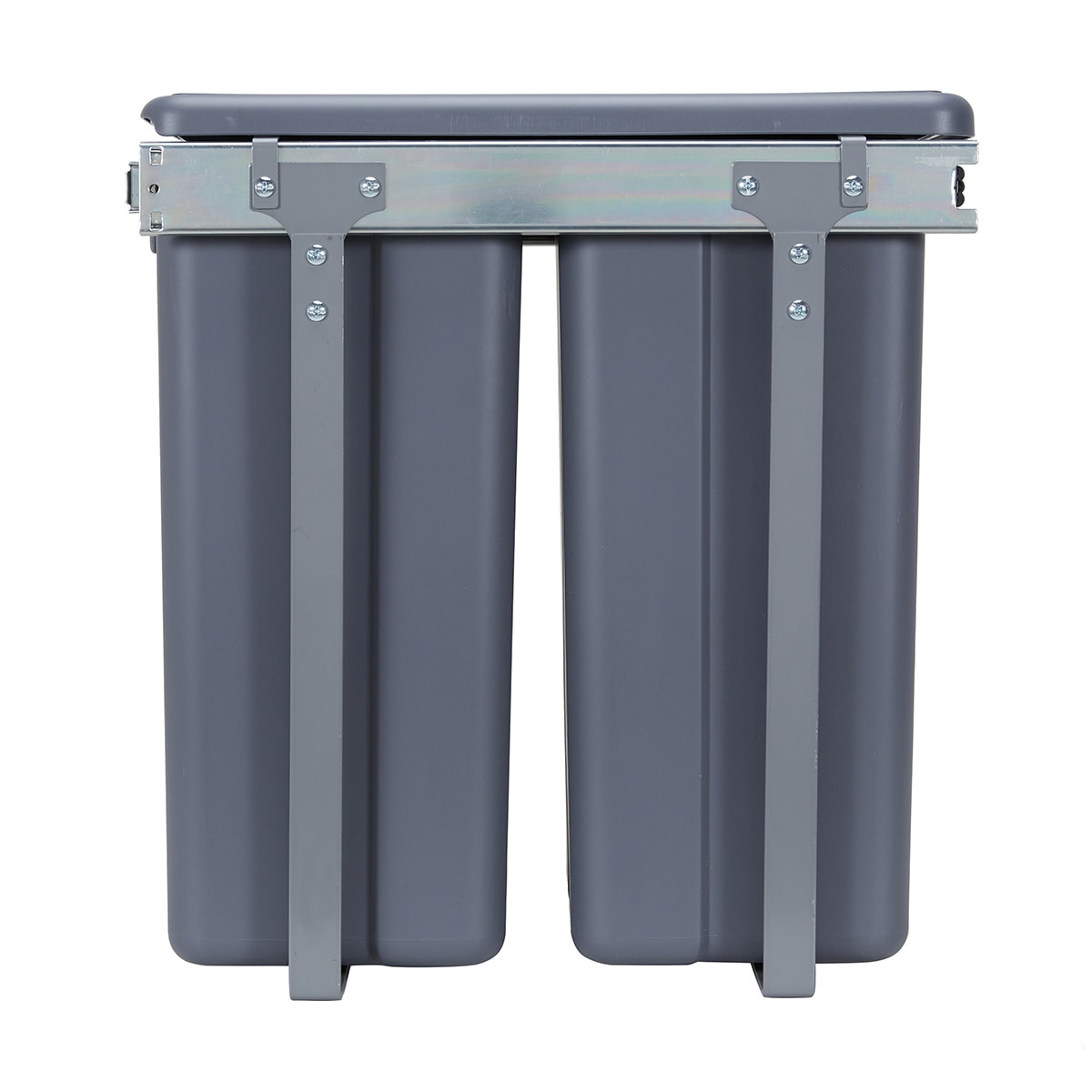 2 Section Under the Sink Pull Out Bin Kmart