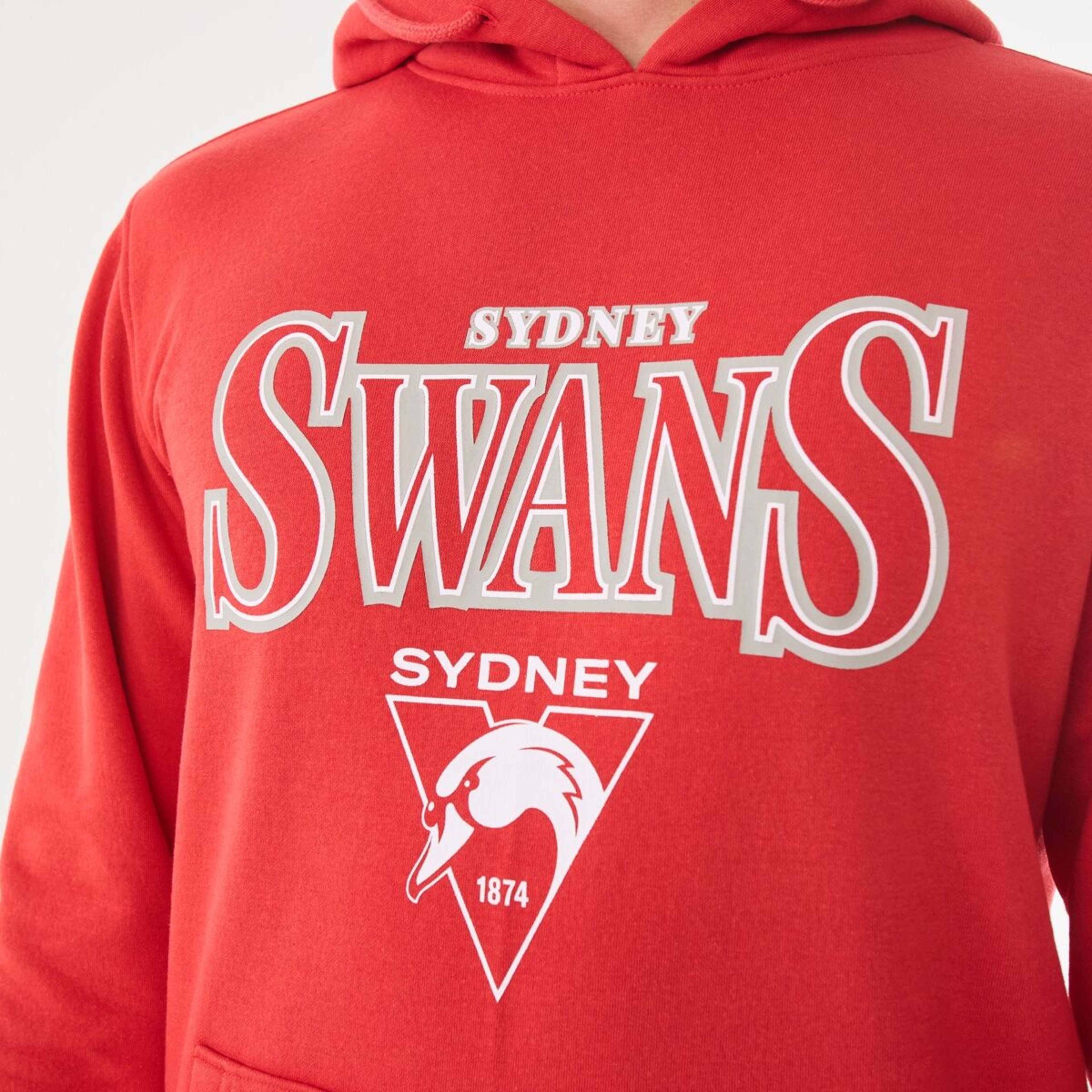 5 AFL Adult Hoodie Swans, 5 of 7