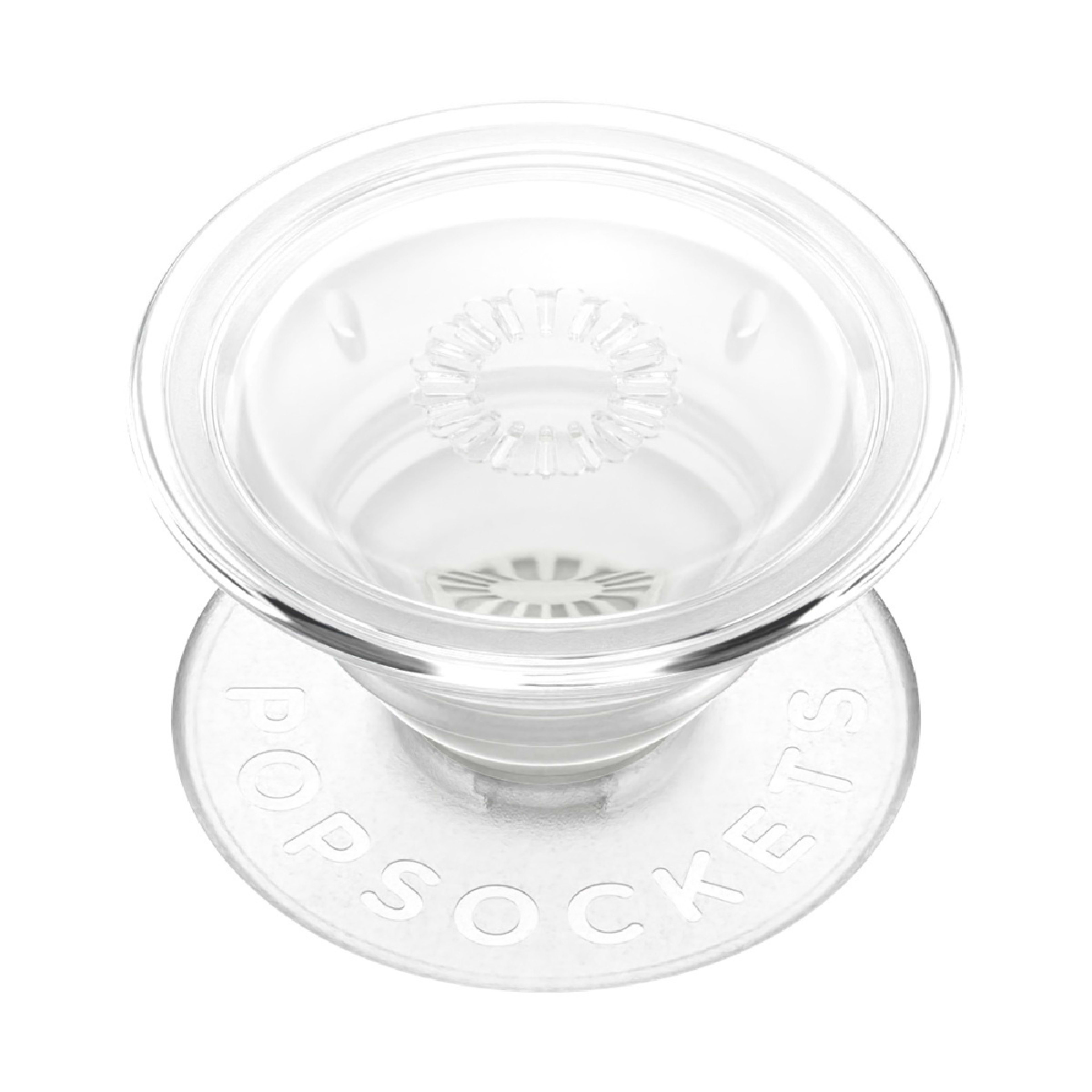 1 PopSockets PopGrip Swappable Phone Holder and Stand - Clear, 1 of 8