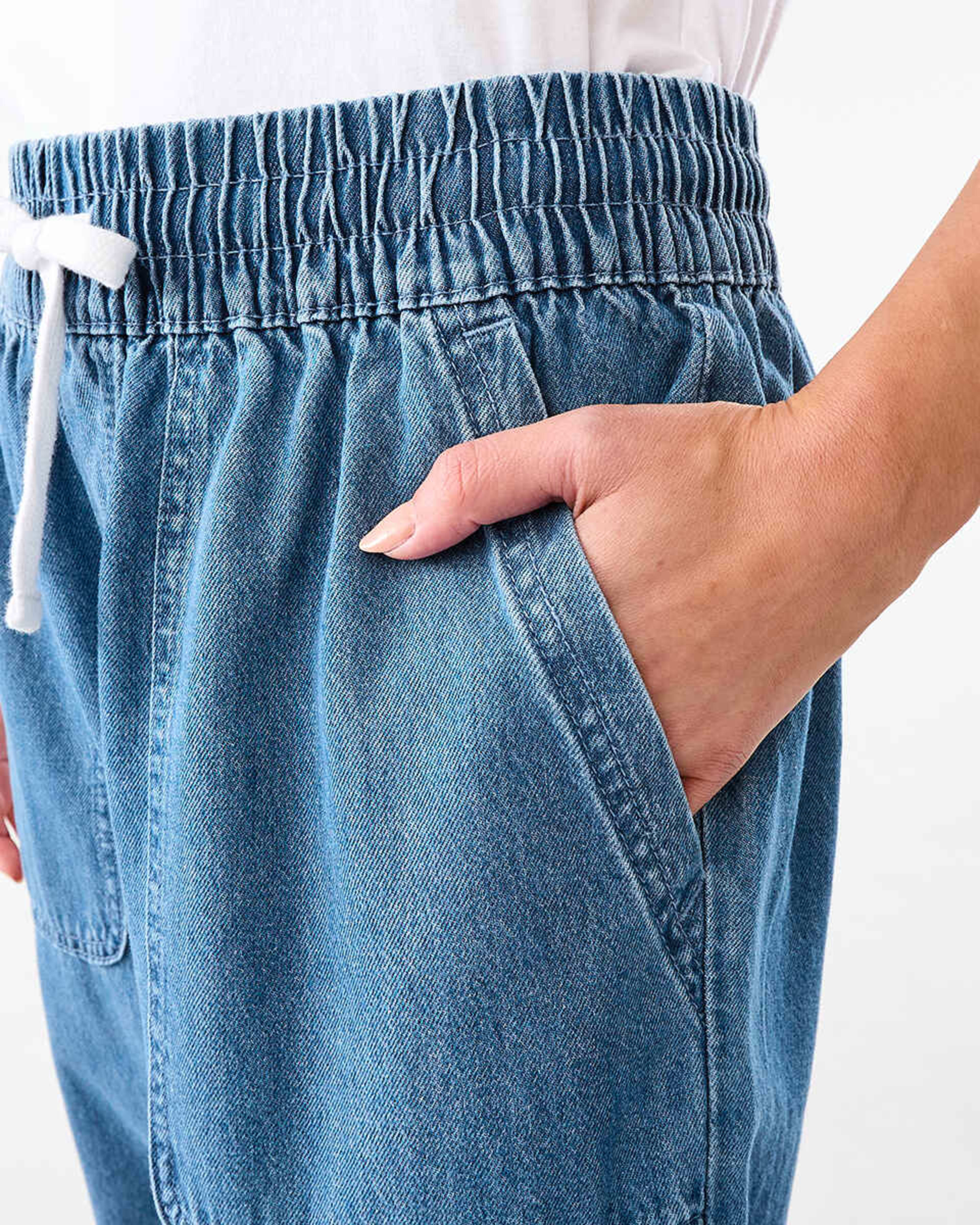 5 Denim Joggers MID WASH, 5 of 5