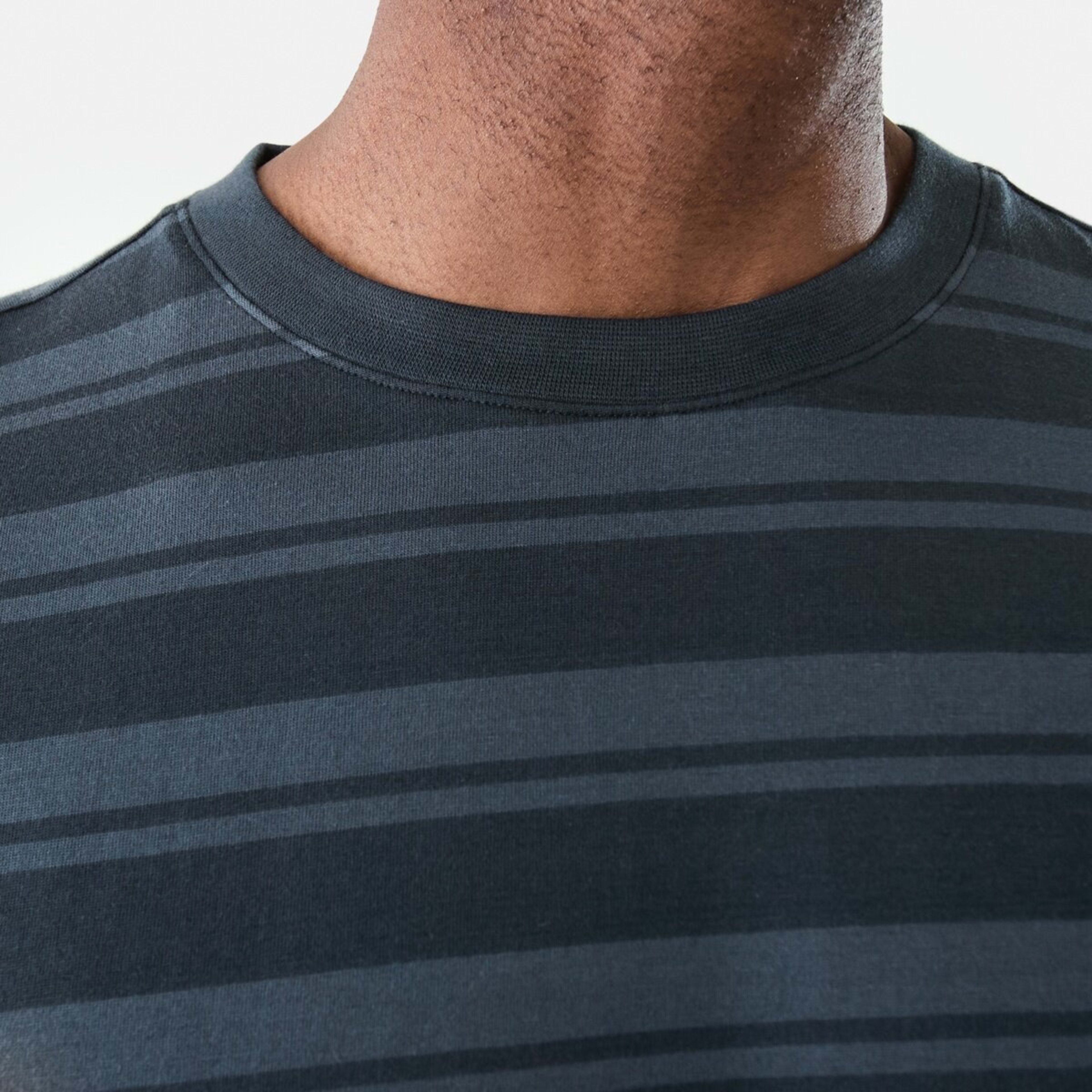 5 Australian Cotton Stripe T-shirt Mixed Stripe Blue Nights, 5 of 5