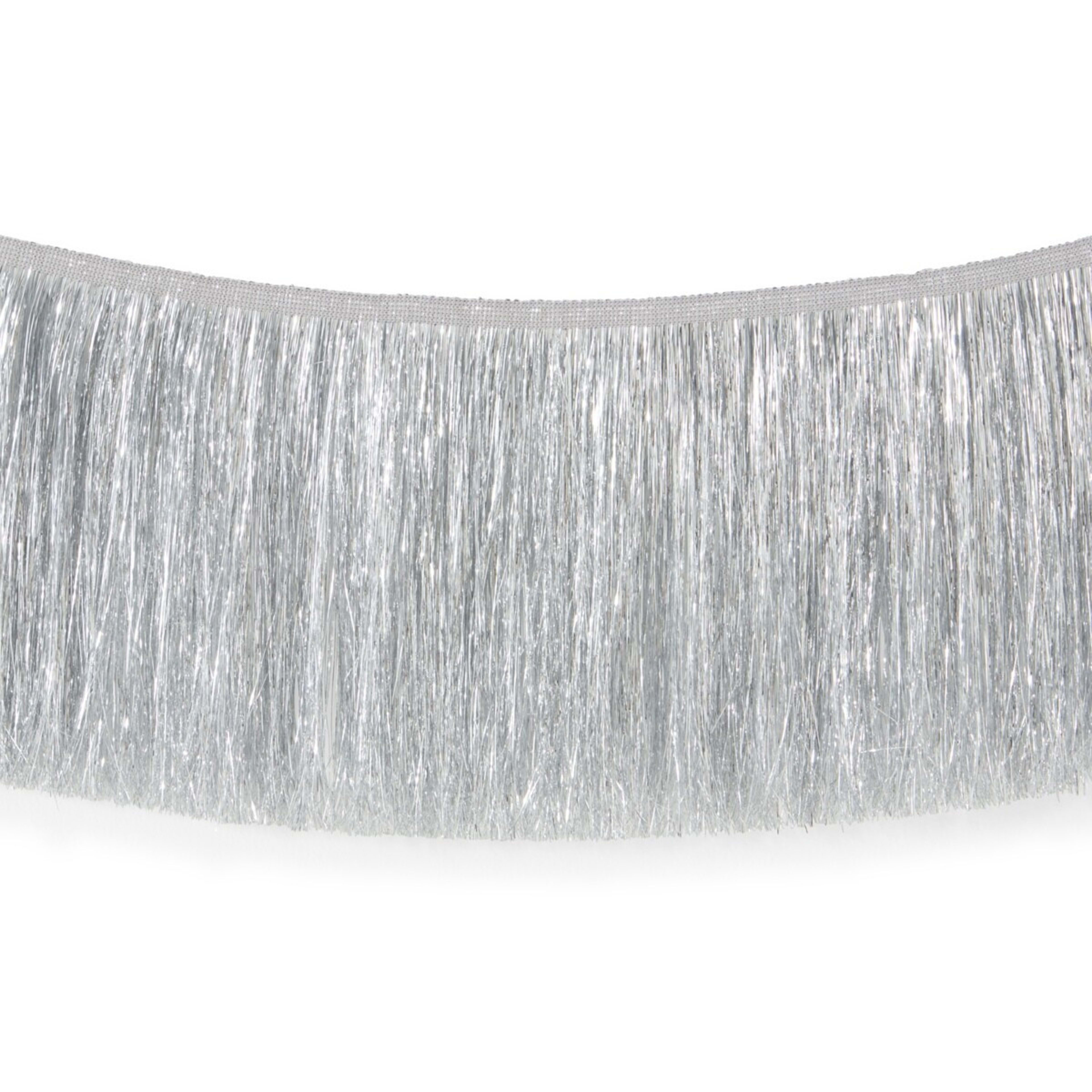 4 Silver Tassel Fringe Garland, 4 of 5