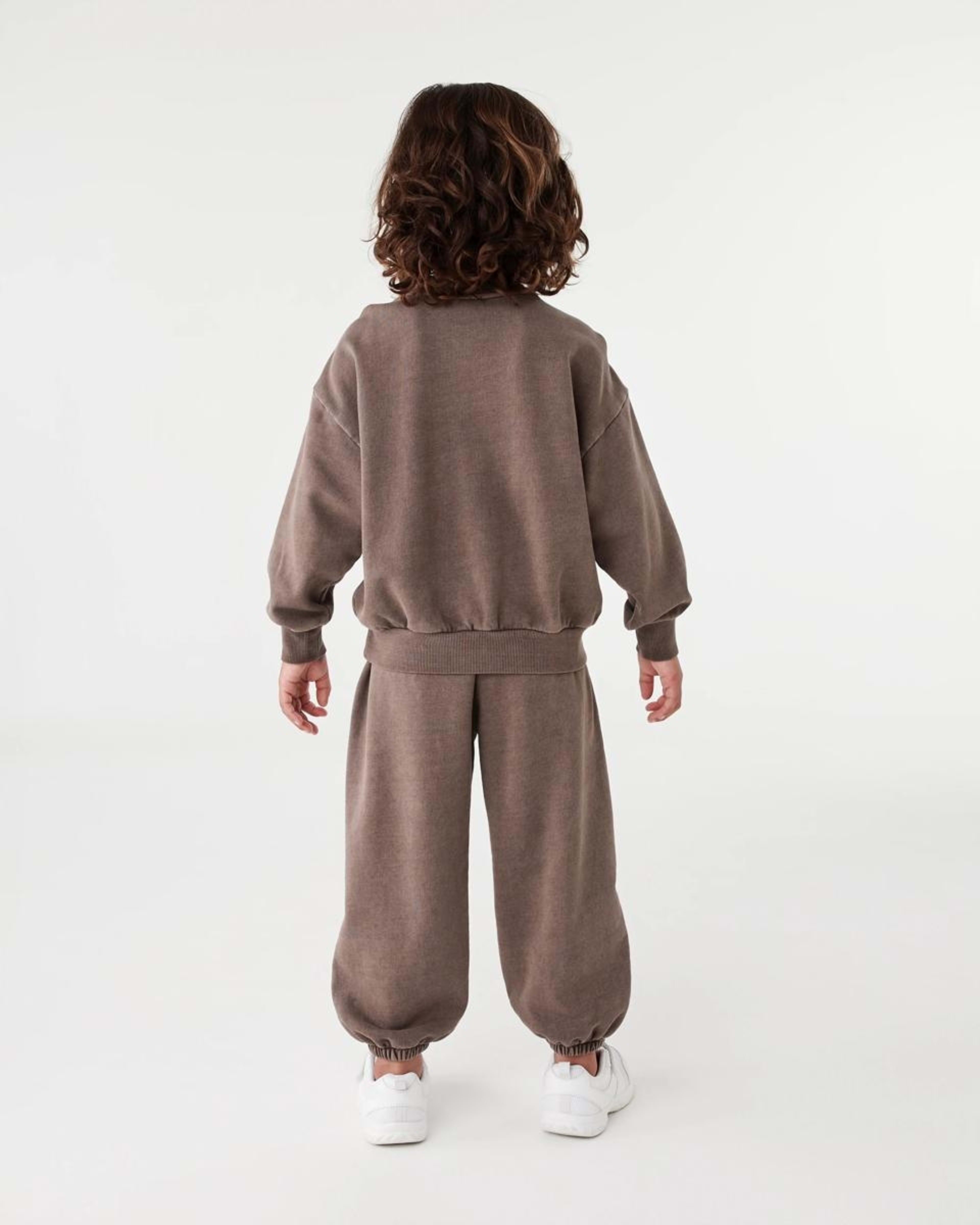 6 Washed Oversize Trackpants Mlky Brwn, 6 of 6