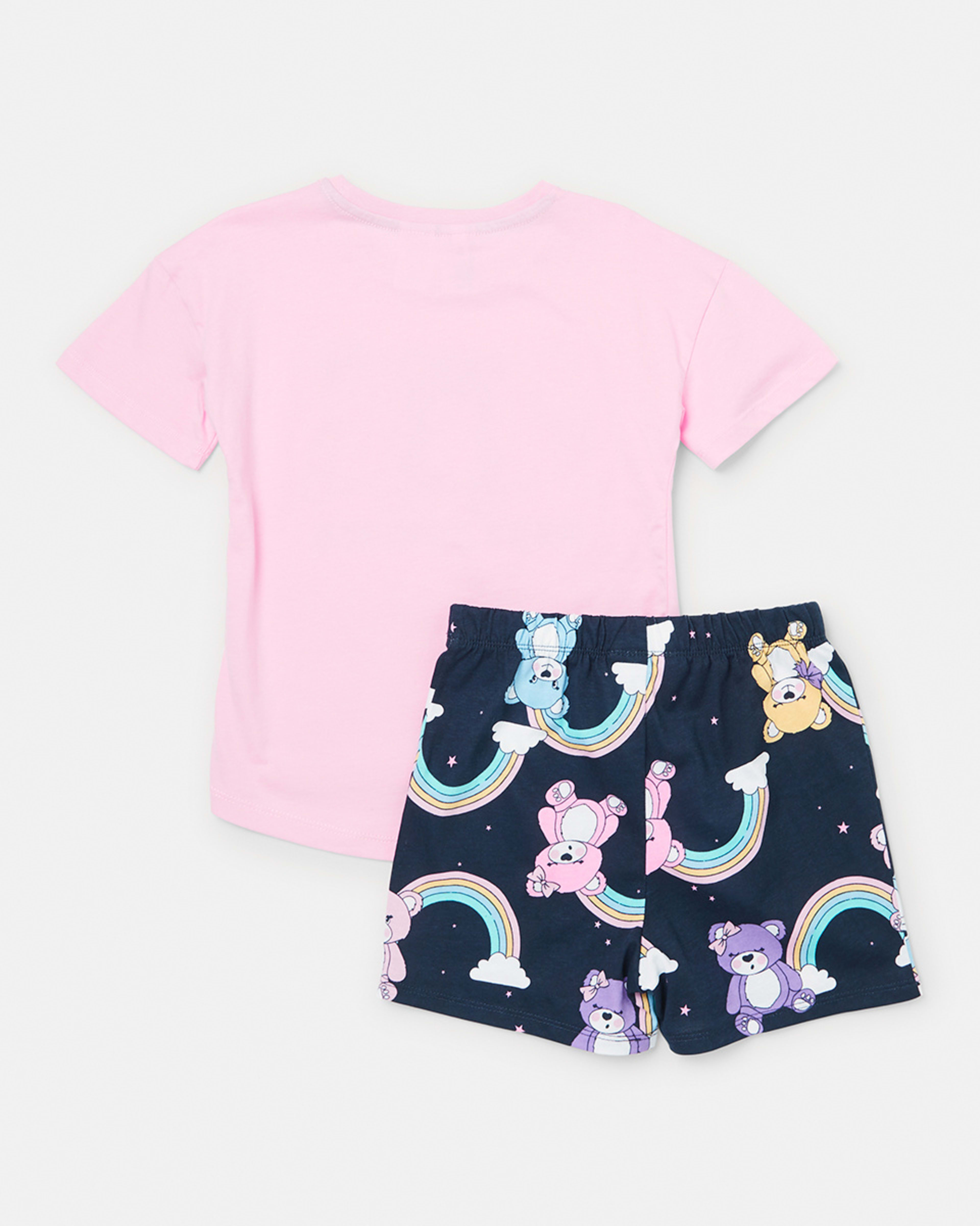 Short Sleeve Knit Pyjama Set Kmart