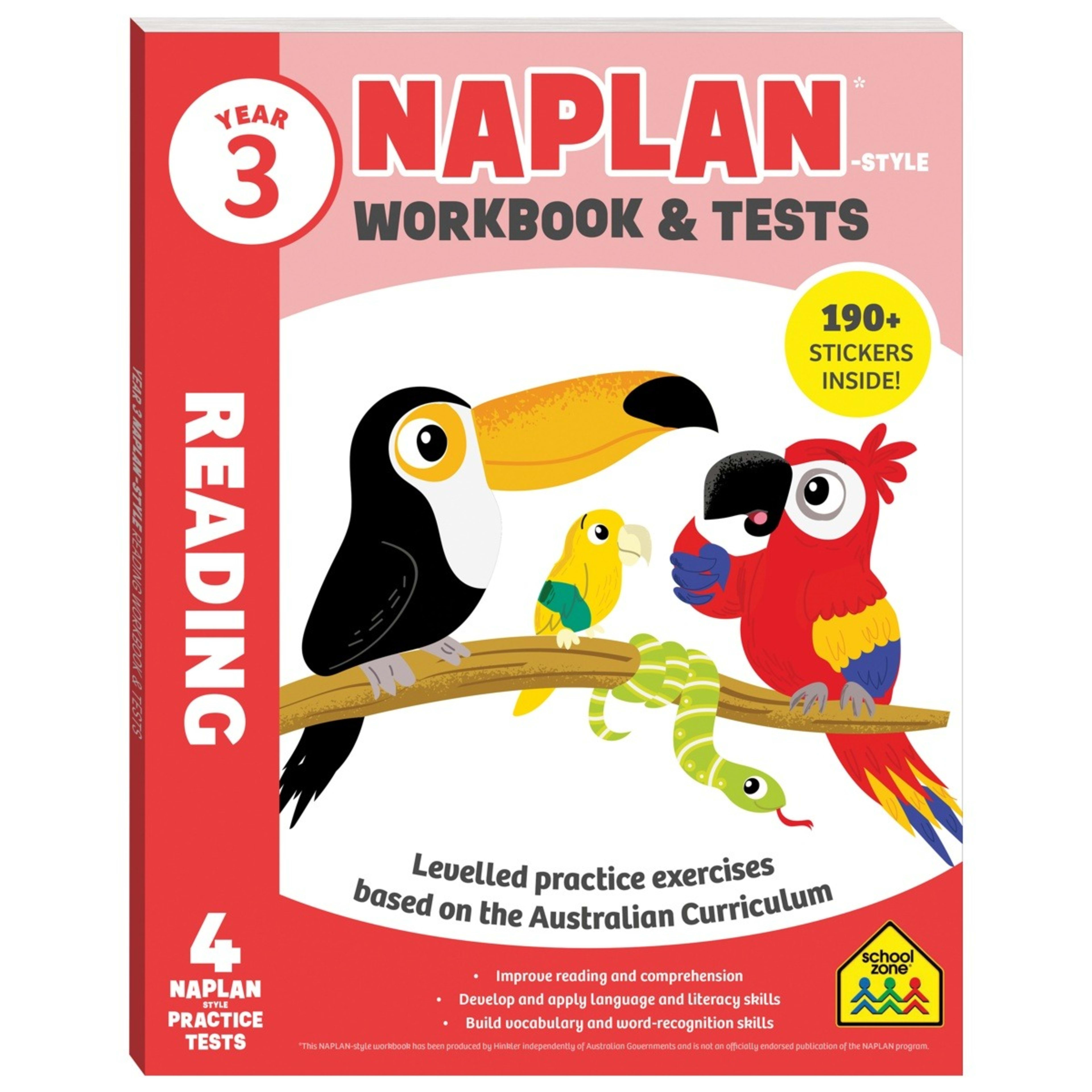 1 Naplan-Style Workbook and Tests Year 3: Reading - Book
