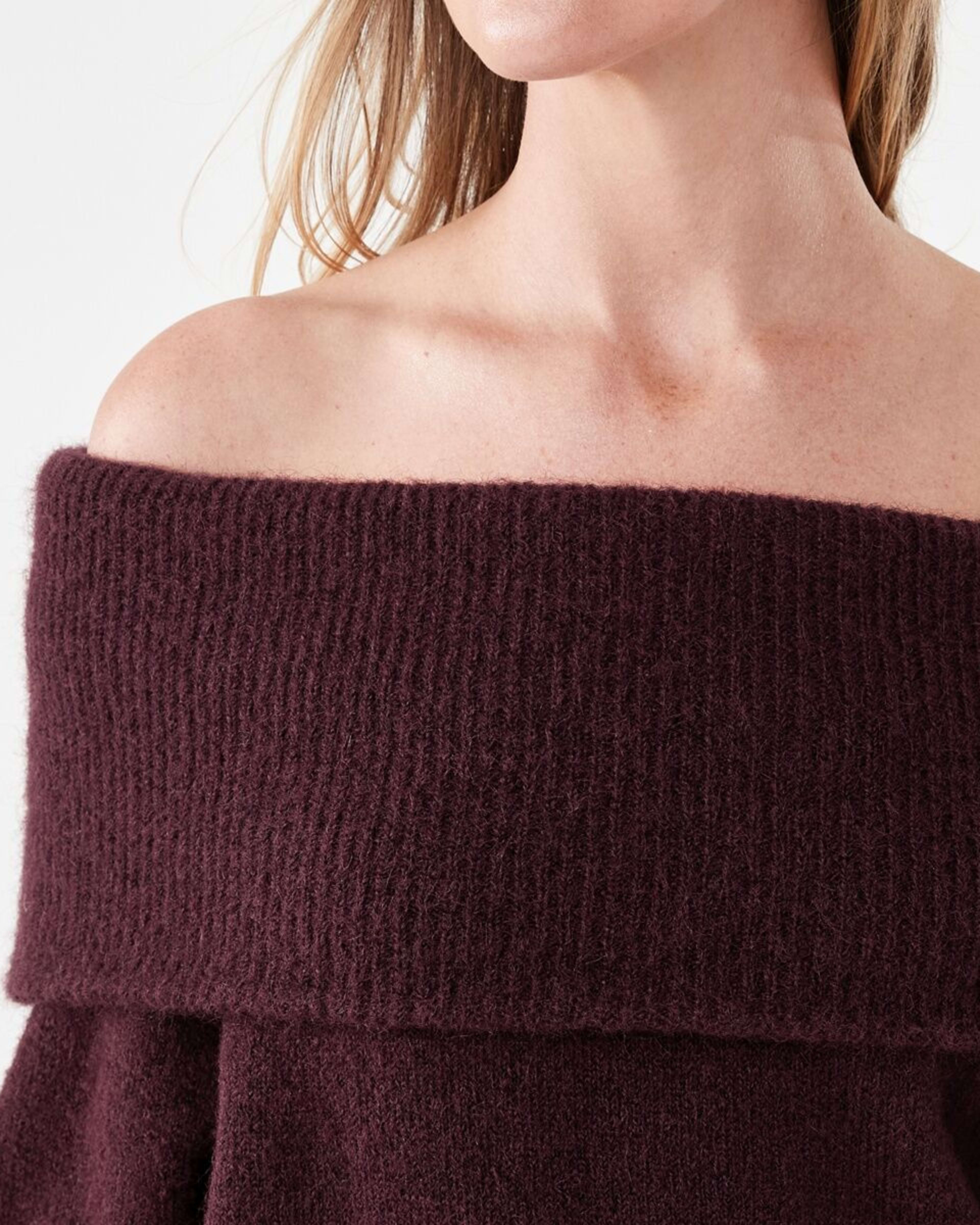 5 Off Shoulder Jumper Mulberry, 5 of 6