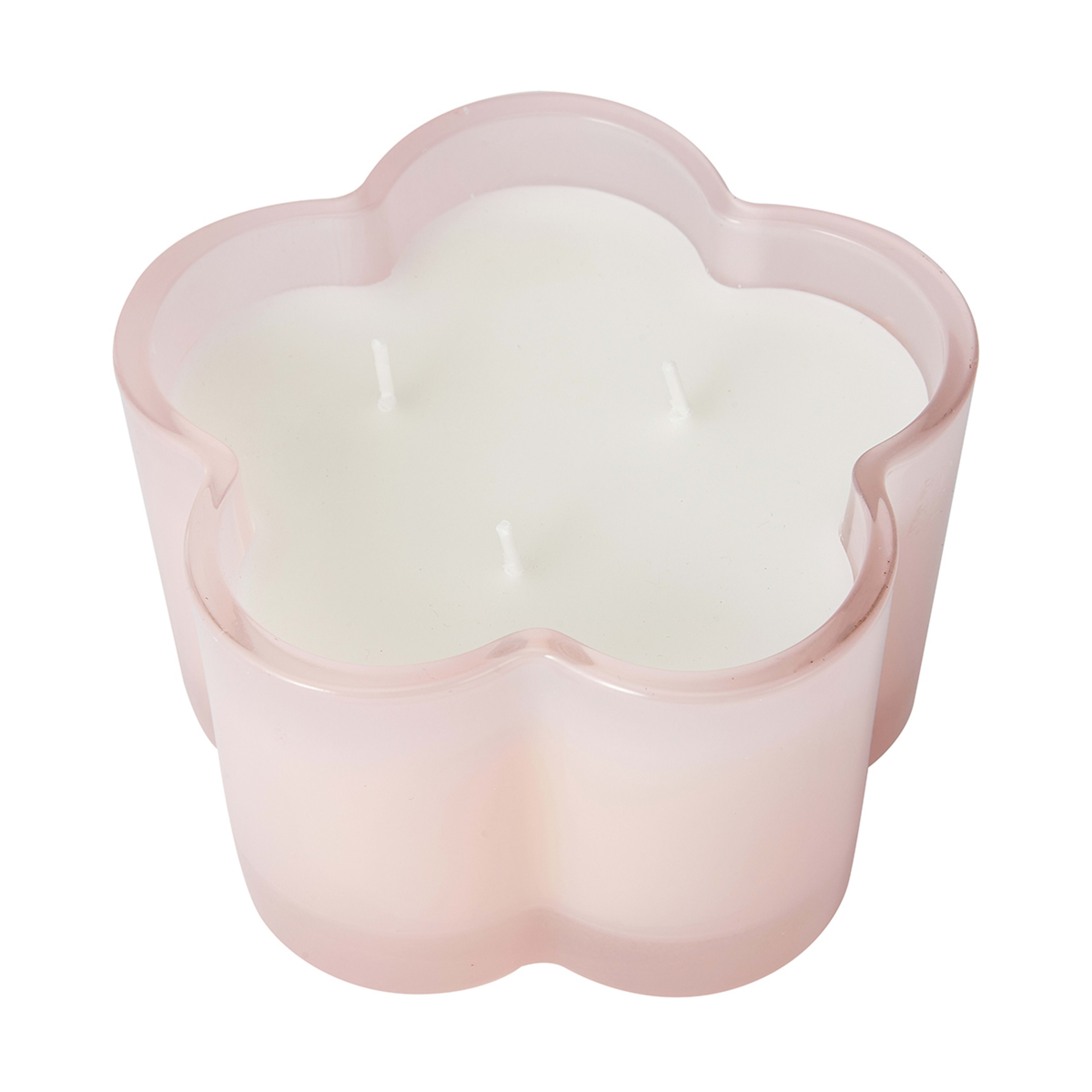 1 Fresh Pear & Freesia Flower Shaped Fragrant Candle