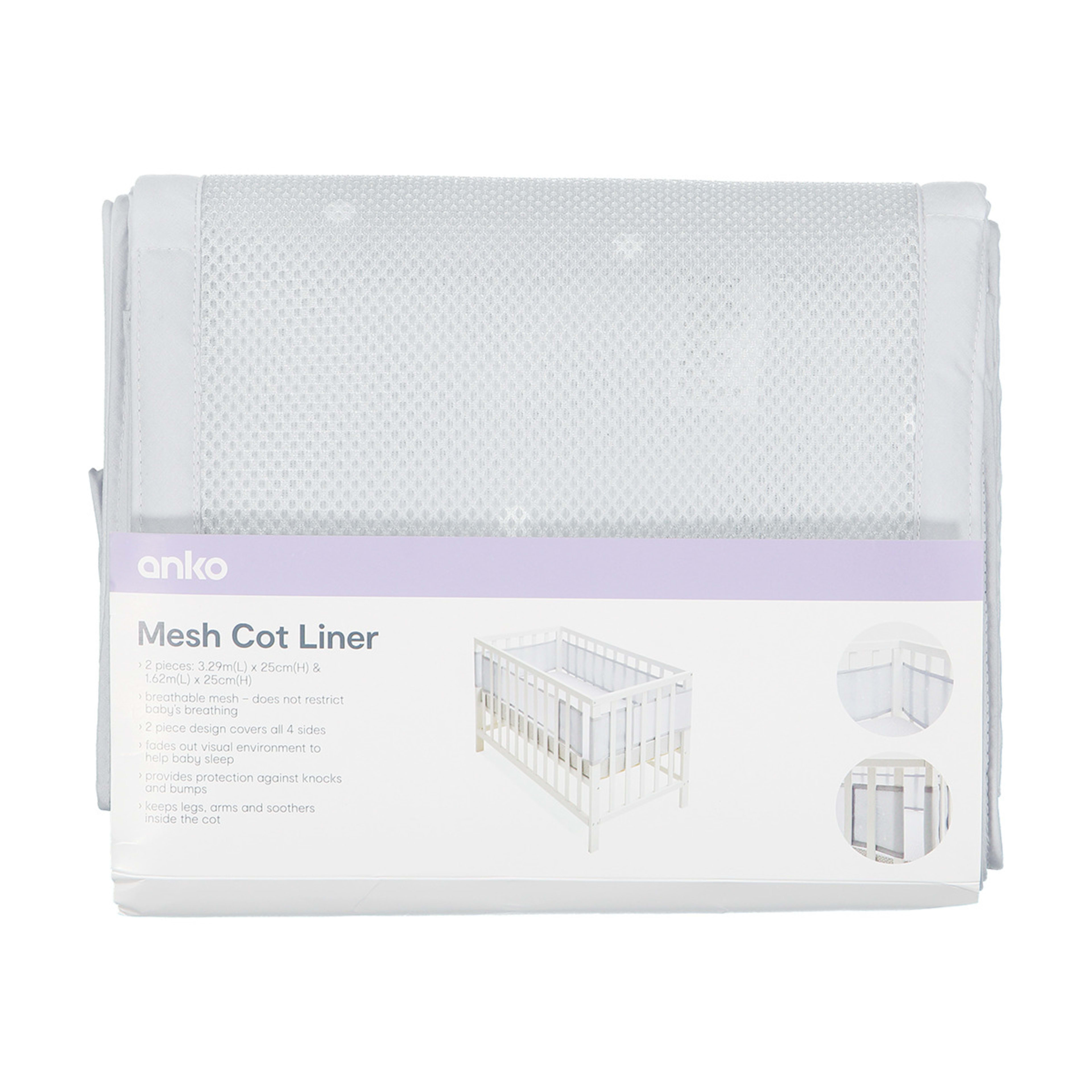 10 2 Piece Mesh Cot Liner, 10 of 10