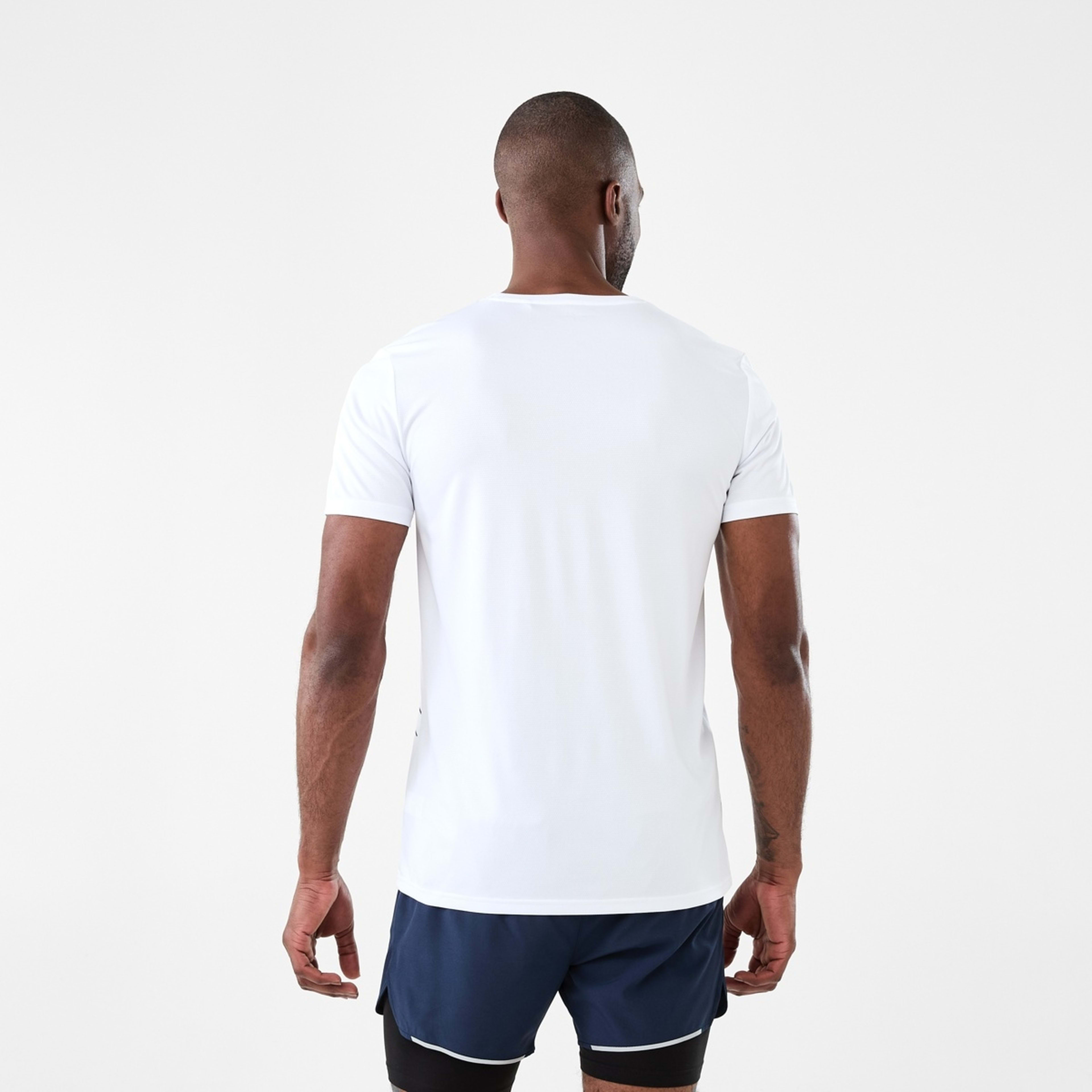 3 Active Mens Printed T-shirt Level Up White, 3 of 7
