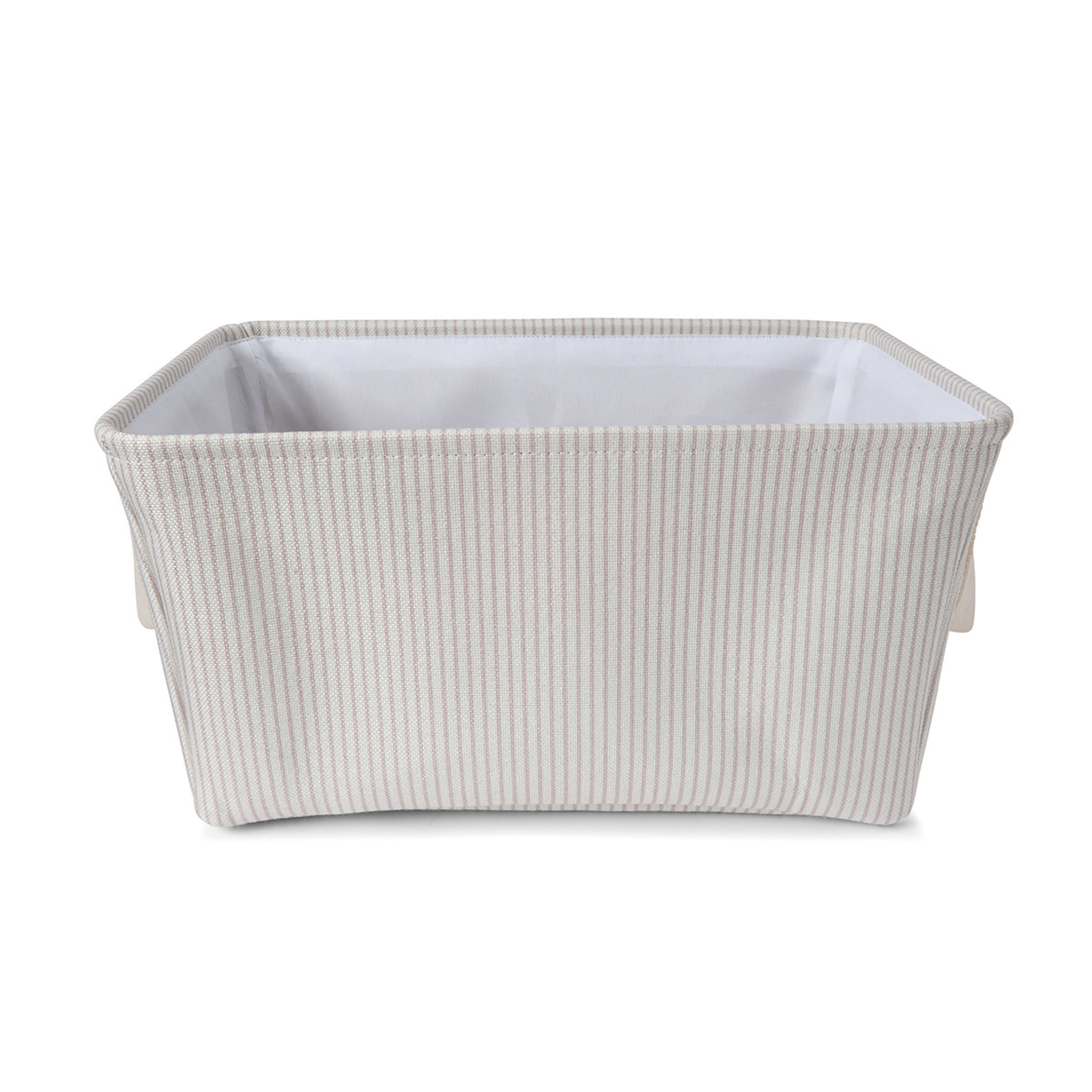 3 Rectangle Stripe Basket - Beige, 3 of 6