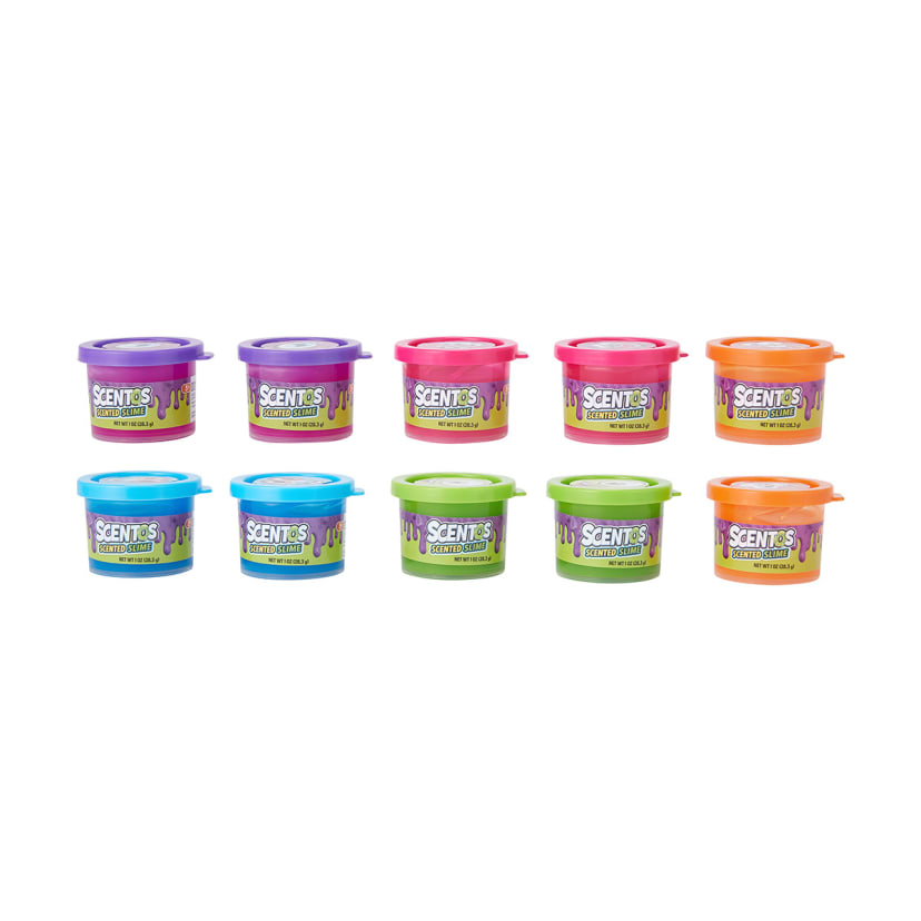 10 Pack Scentos Scented Slime Kmart