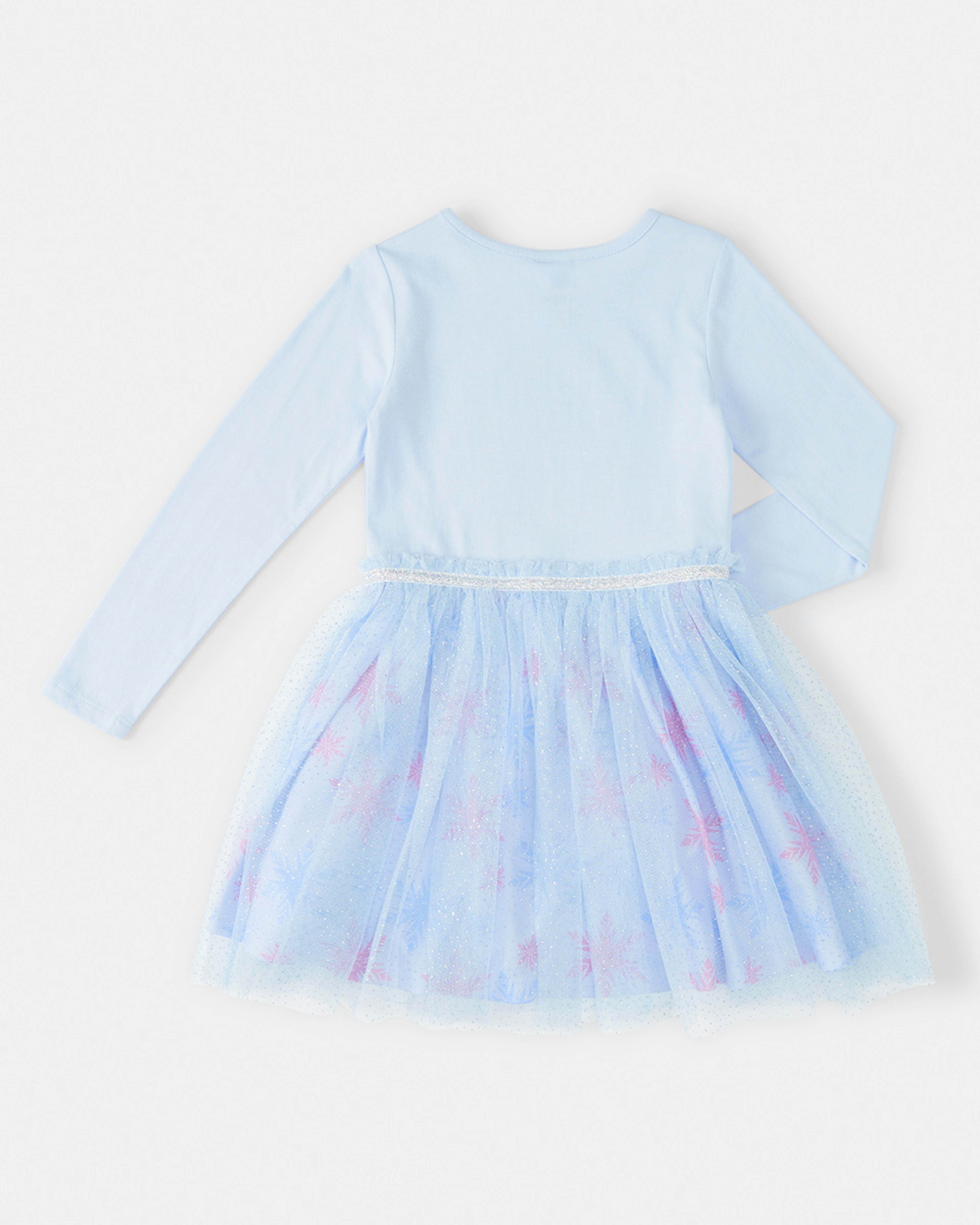 Long Sleeve Frozen License Elsa Tutu Dress Kmart