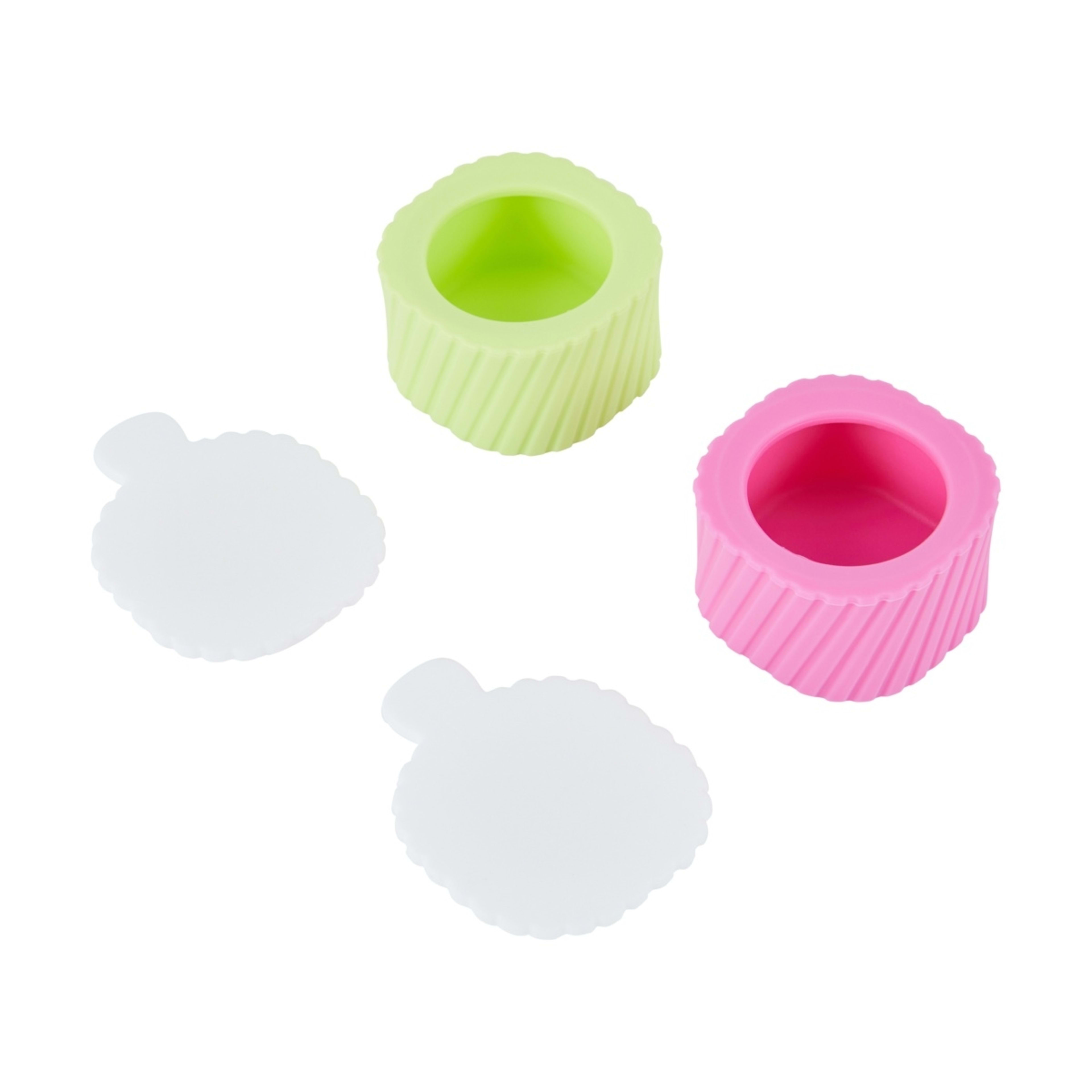 1 OXX Travel 2 Pack Silicone Containers