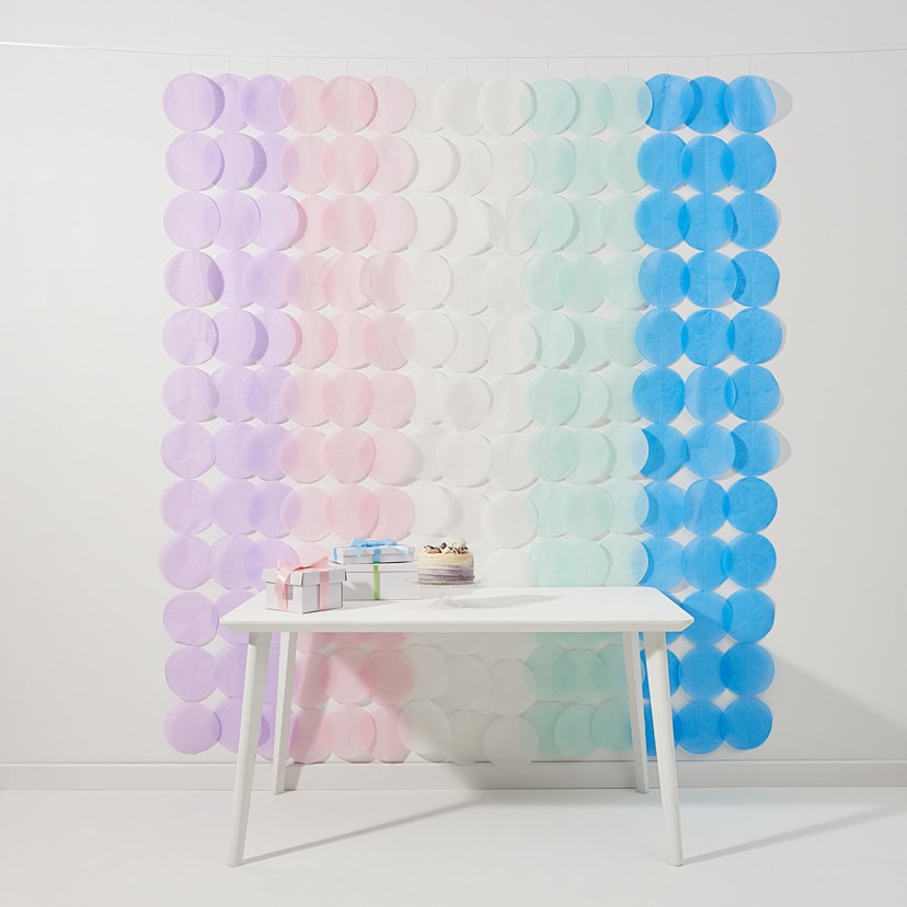 Circle Tissue Paper Backdrop Kmart