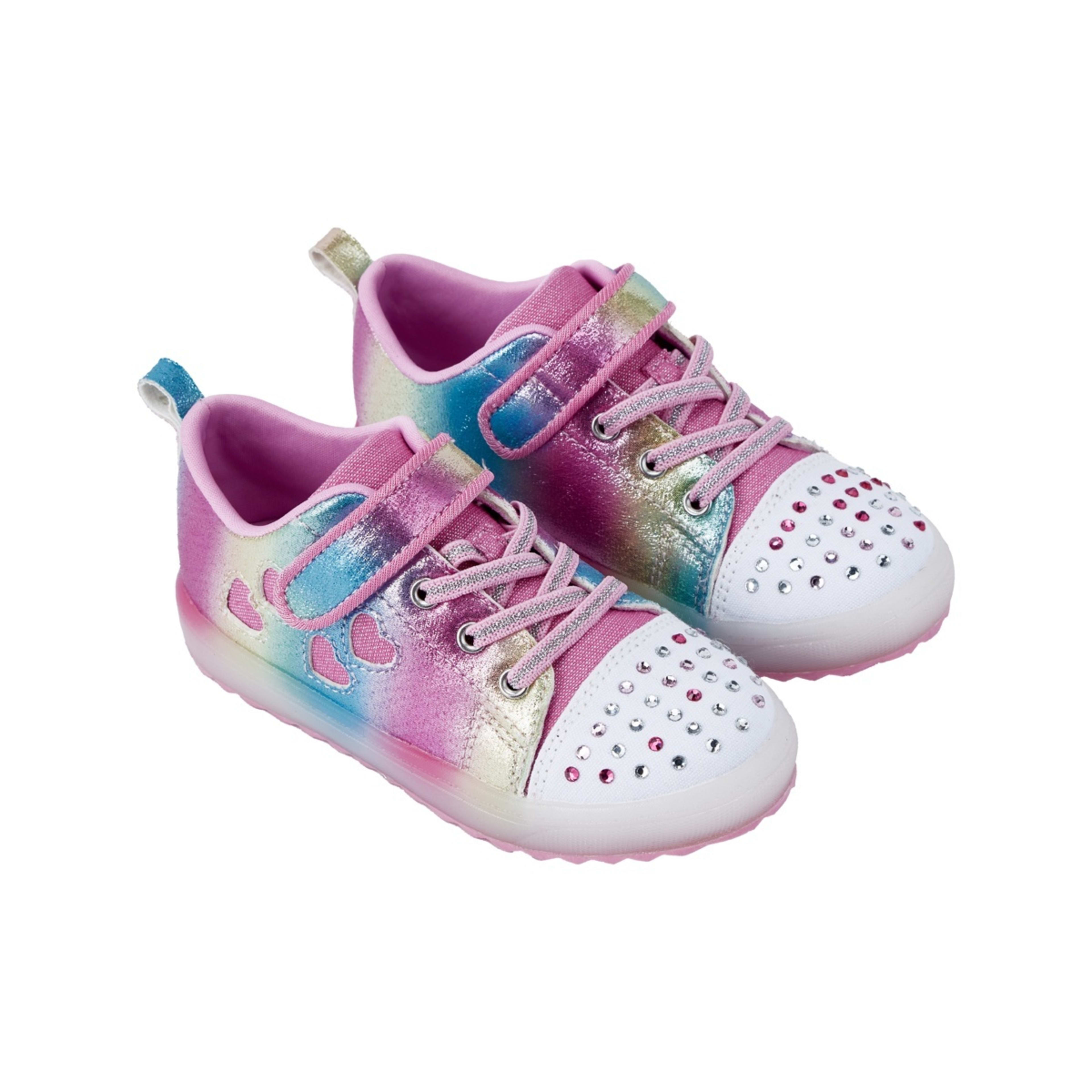 1 Junior Light-up Casual Shoes Rainbow Ombre, 1 of 6