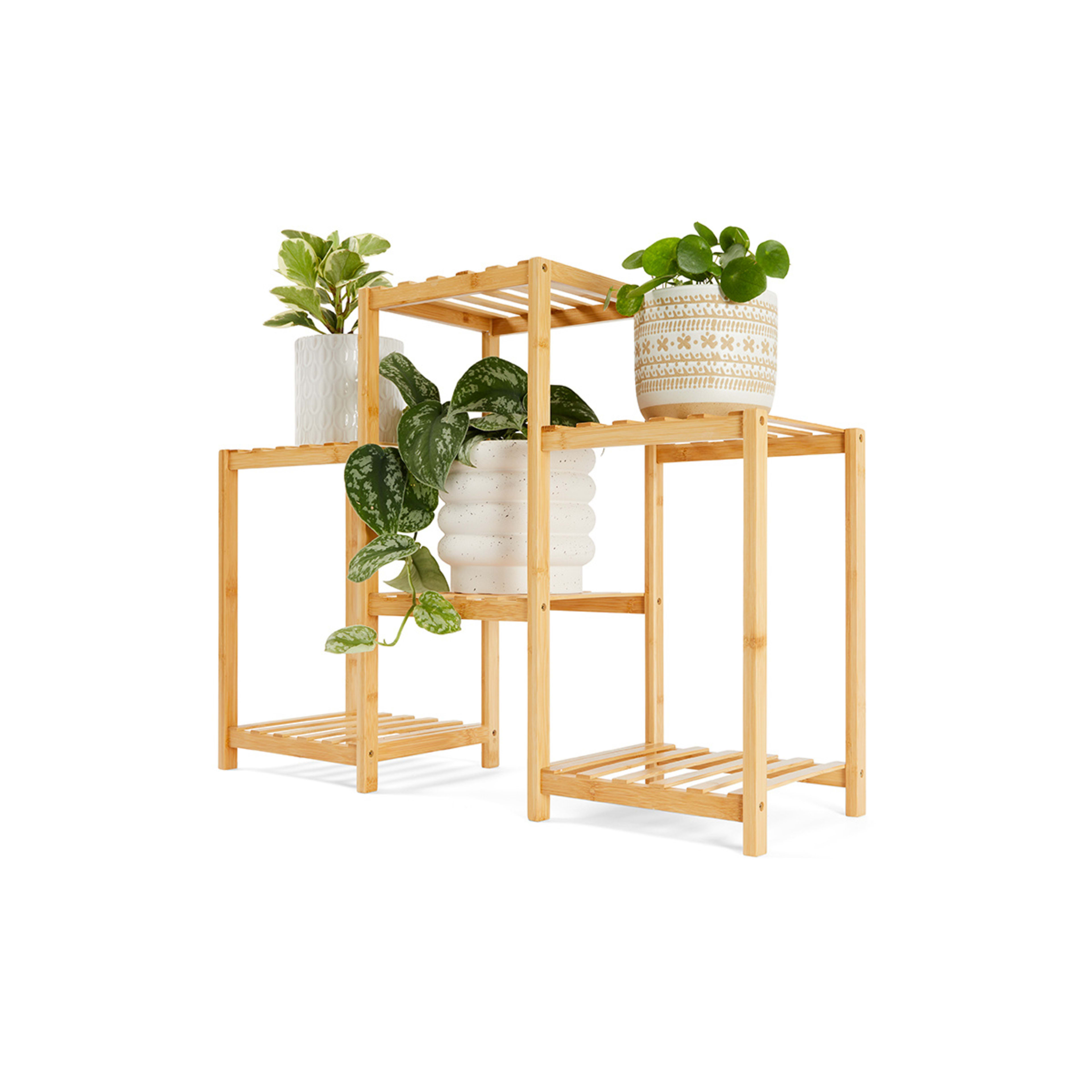 Bamboo Tier Plant Stand Kmart