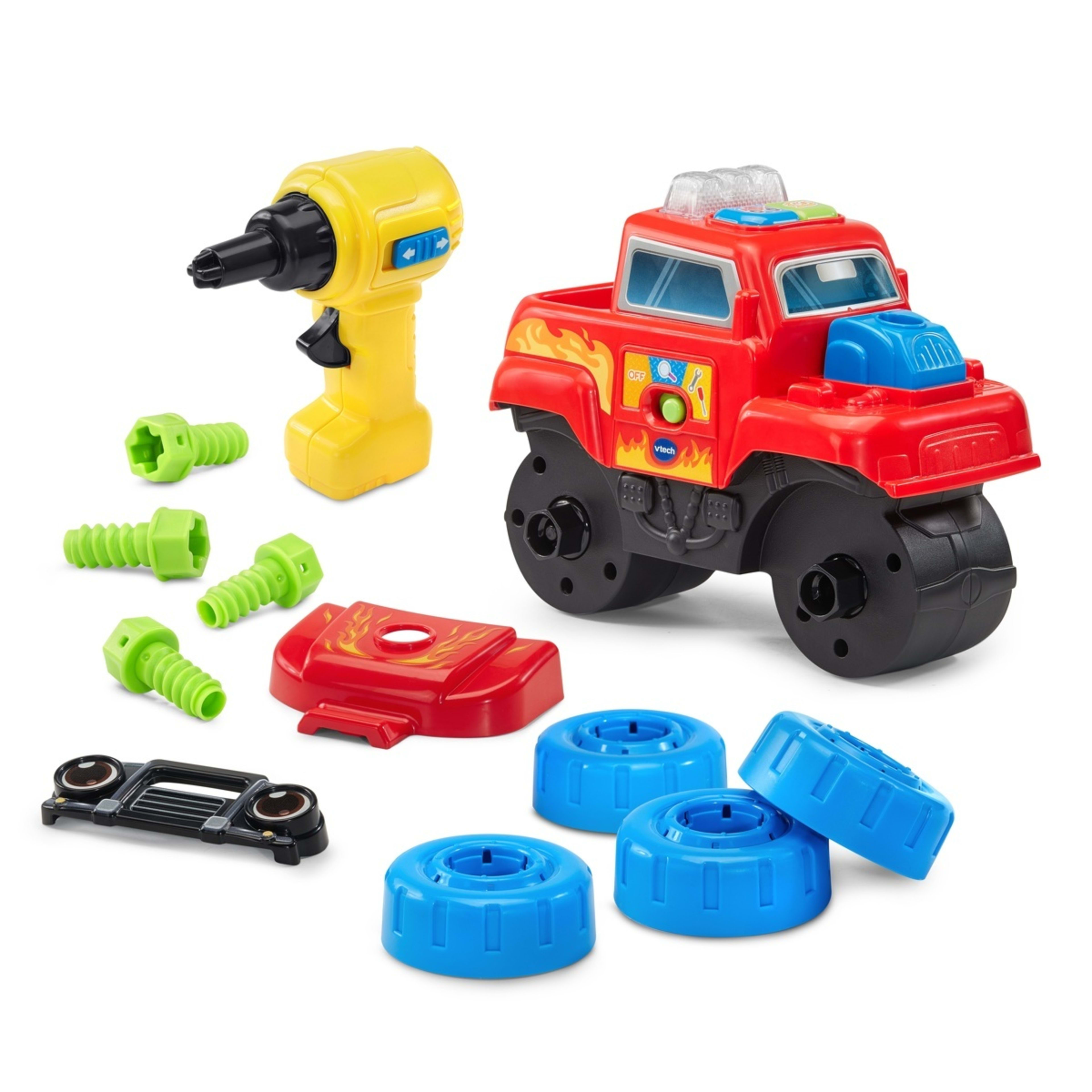 3 VTech Drill & Learn Motorised Monster Truck, 3 of 6