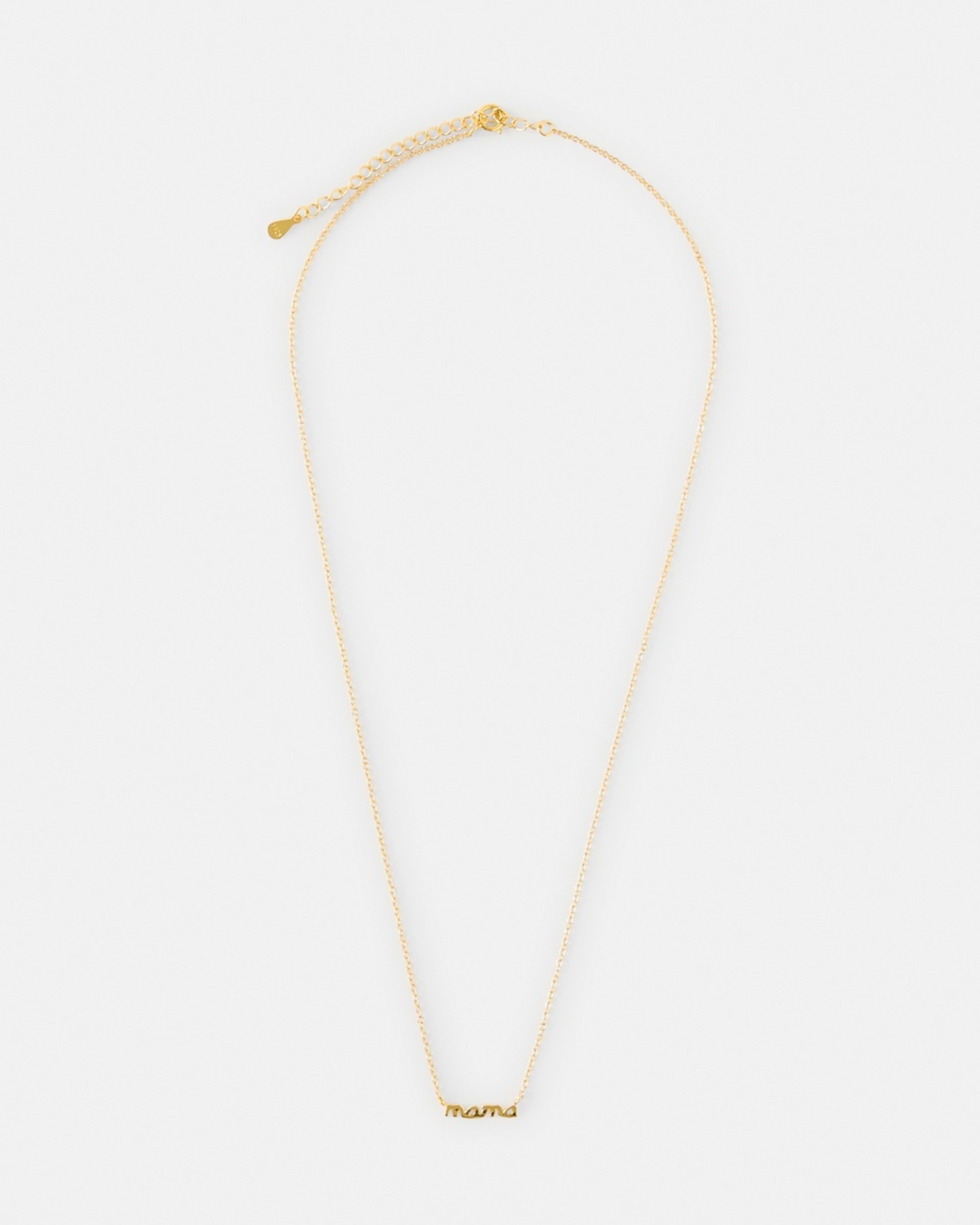 2 Mother's Day Gold Plated Sterling Silver 'Mama' Necklace Gold, 2 of 4