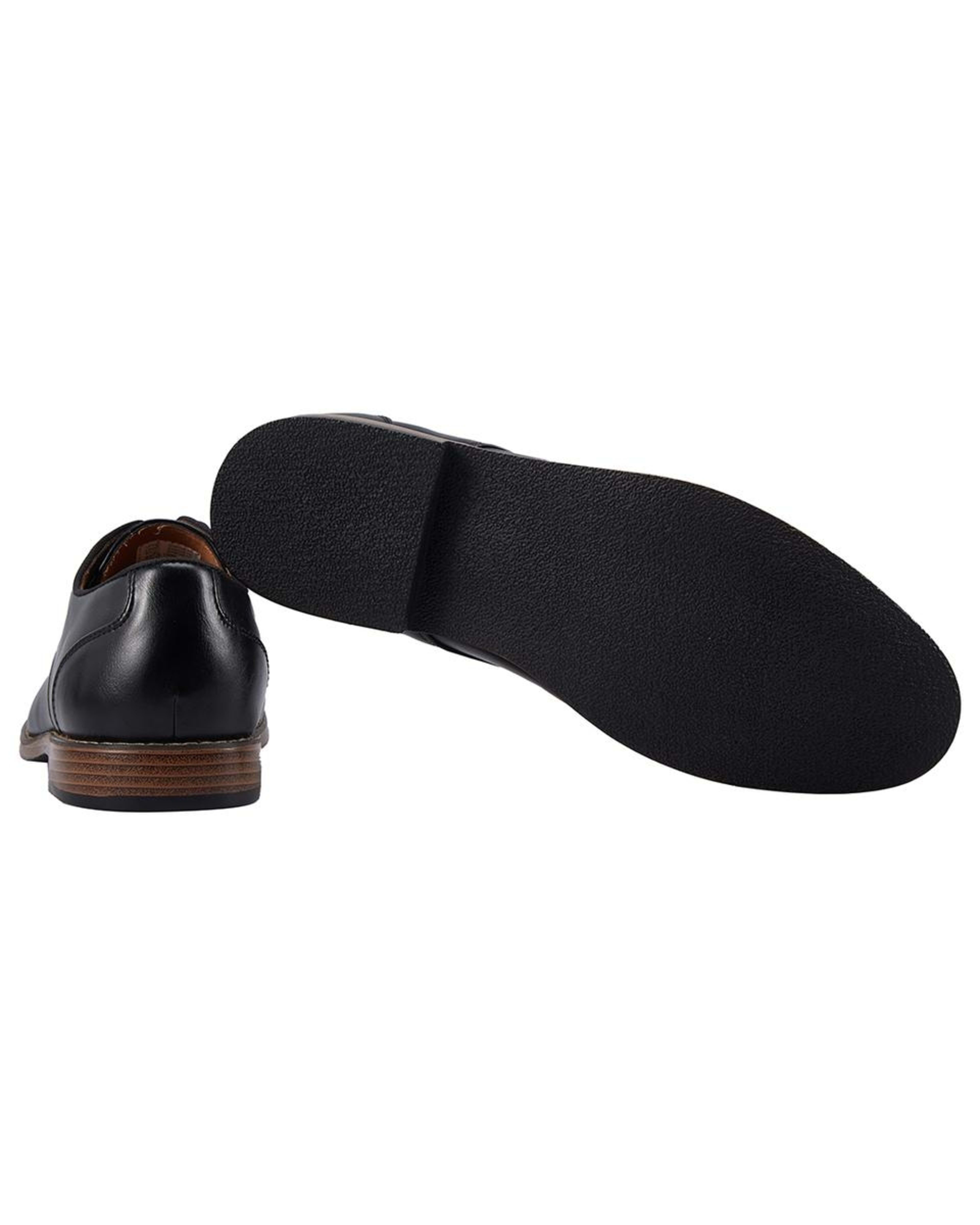 5 Burnished Toe Dress Shoes Black, 5 of 5
