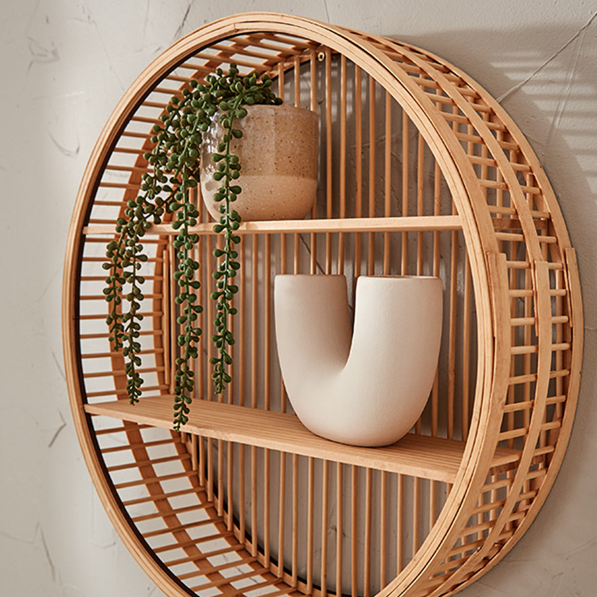 Artificial String of Pearls Plant in Pot Kmart