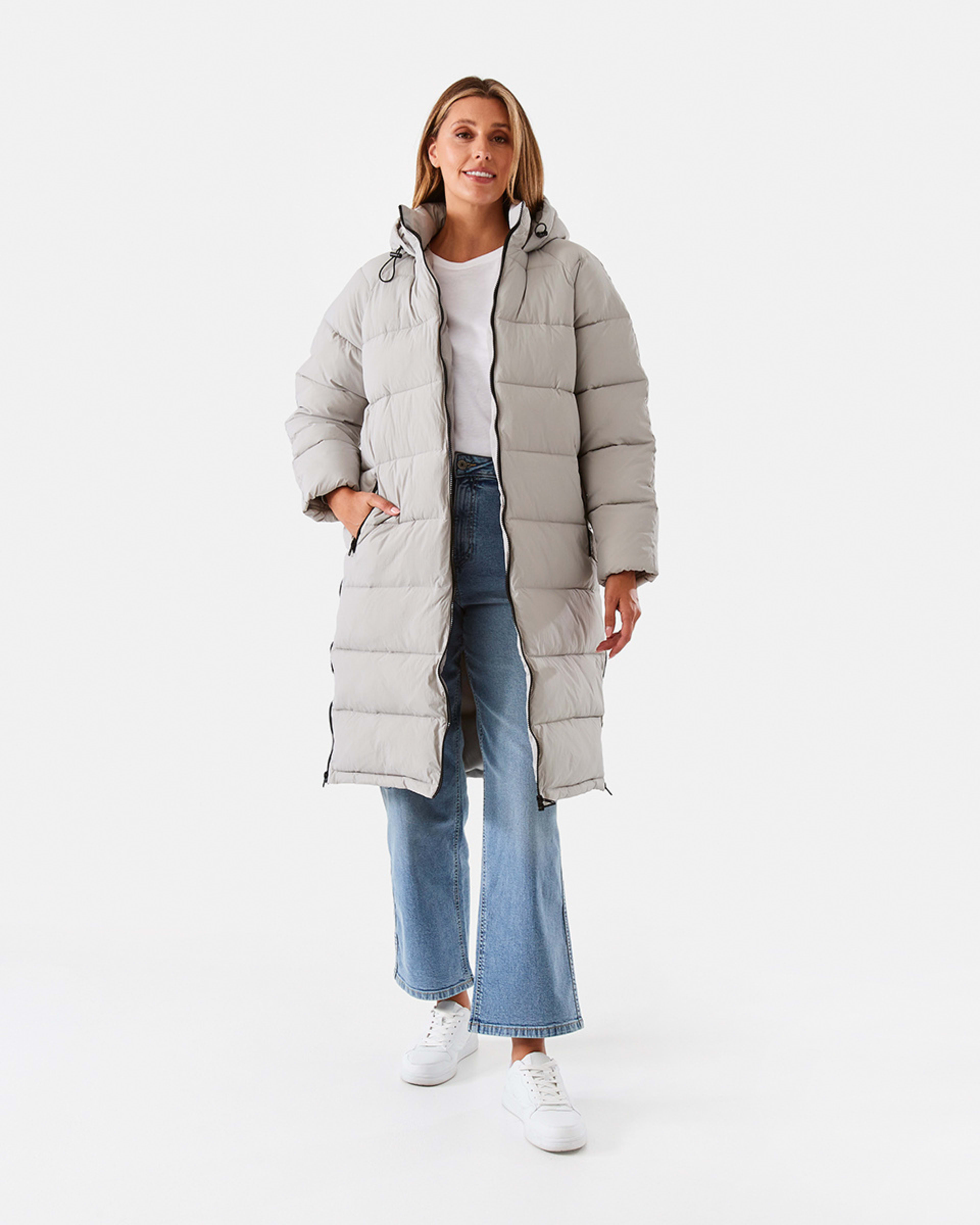 Longline Puffer Jacket Kmart NZ