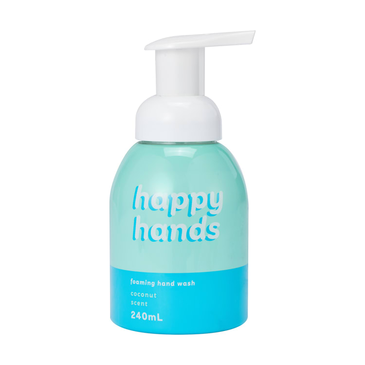 Happy Hands Foaming Hand Wash 240ml Coconut Scent Kmart