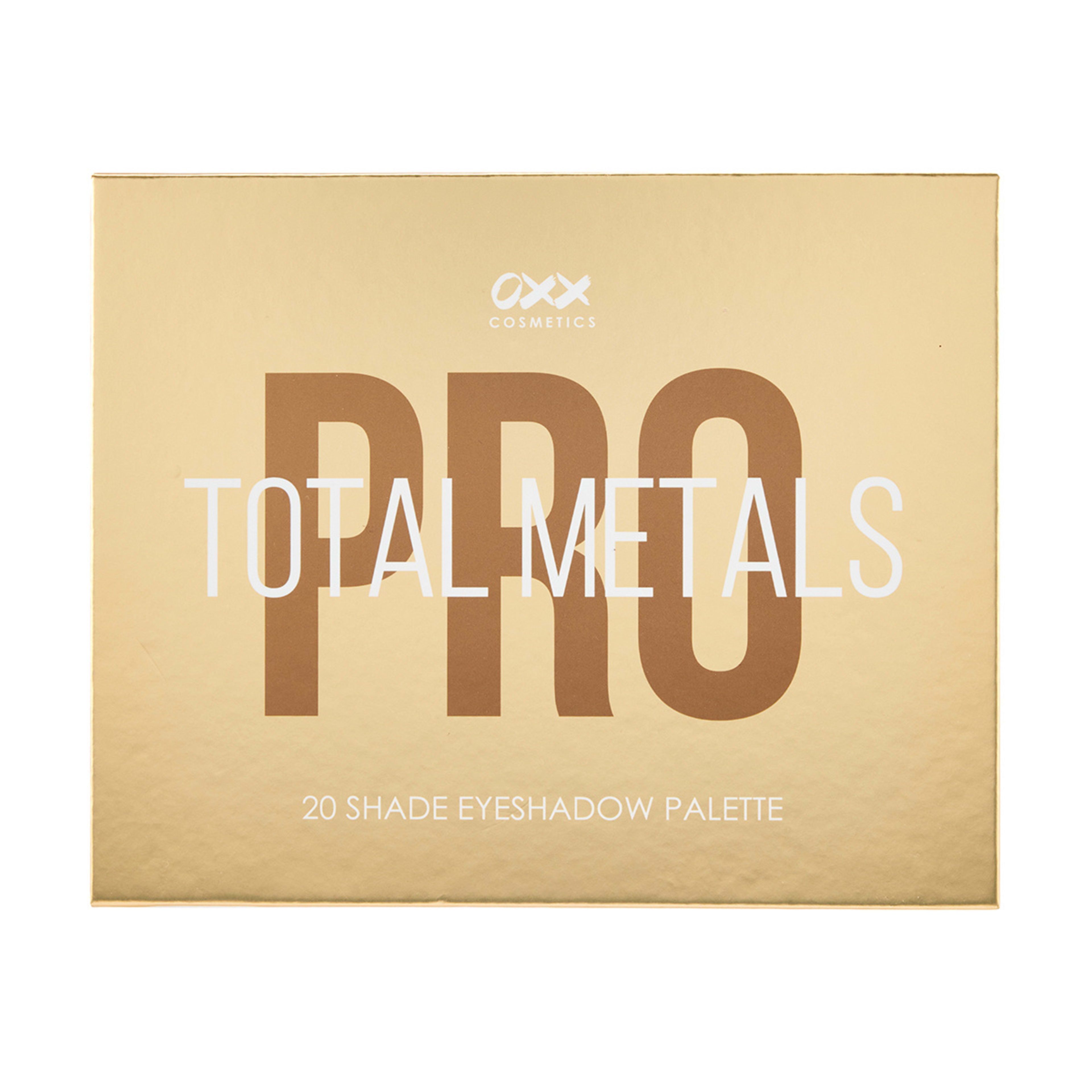 1 OXX Cosmetics 20 Shades Eyeshadow Palette - Pro Total Metals