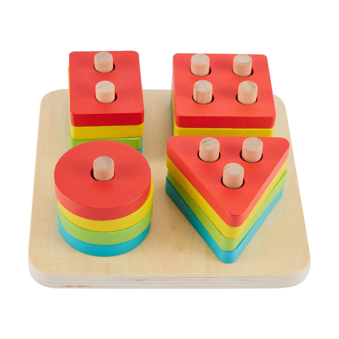 Wooden Multi Shape Stacker - Kmart