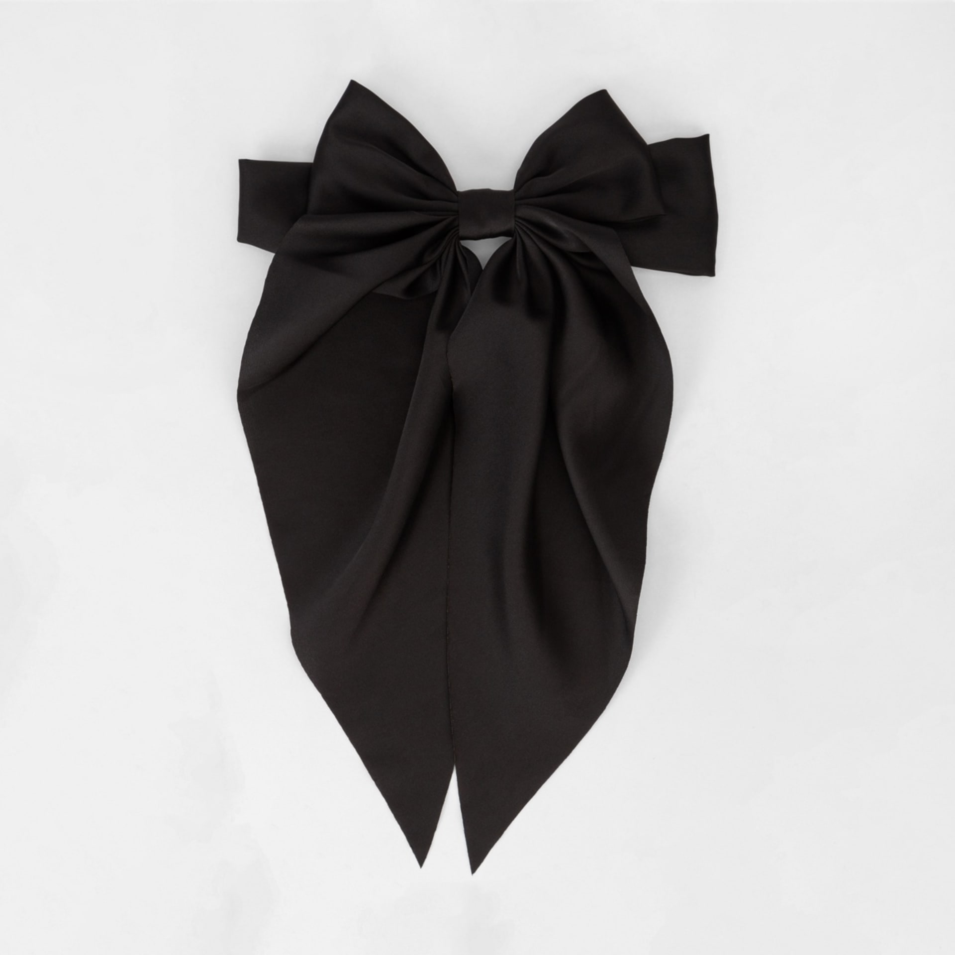 Black Barrette Large Bow Hair Clip Kmart