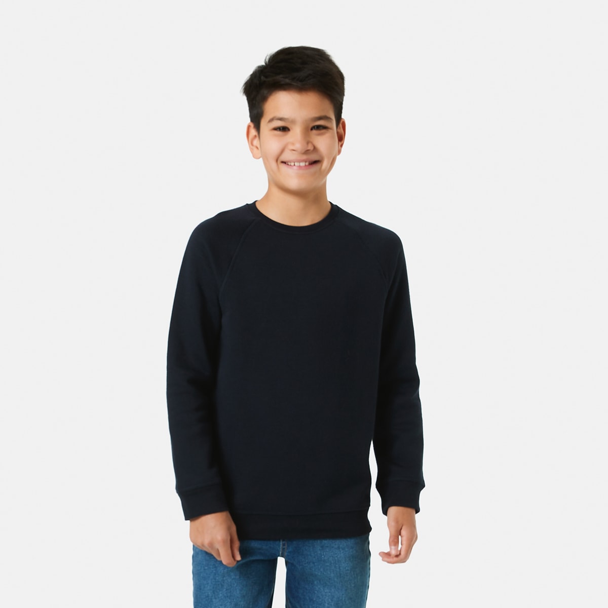 Plain Crew Neck Sweatshirt Kmart