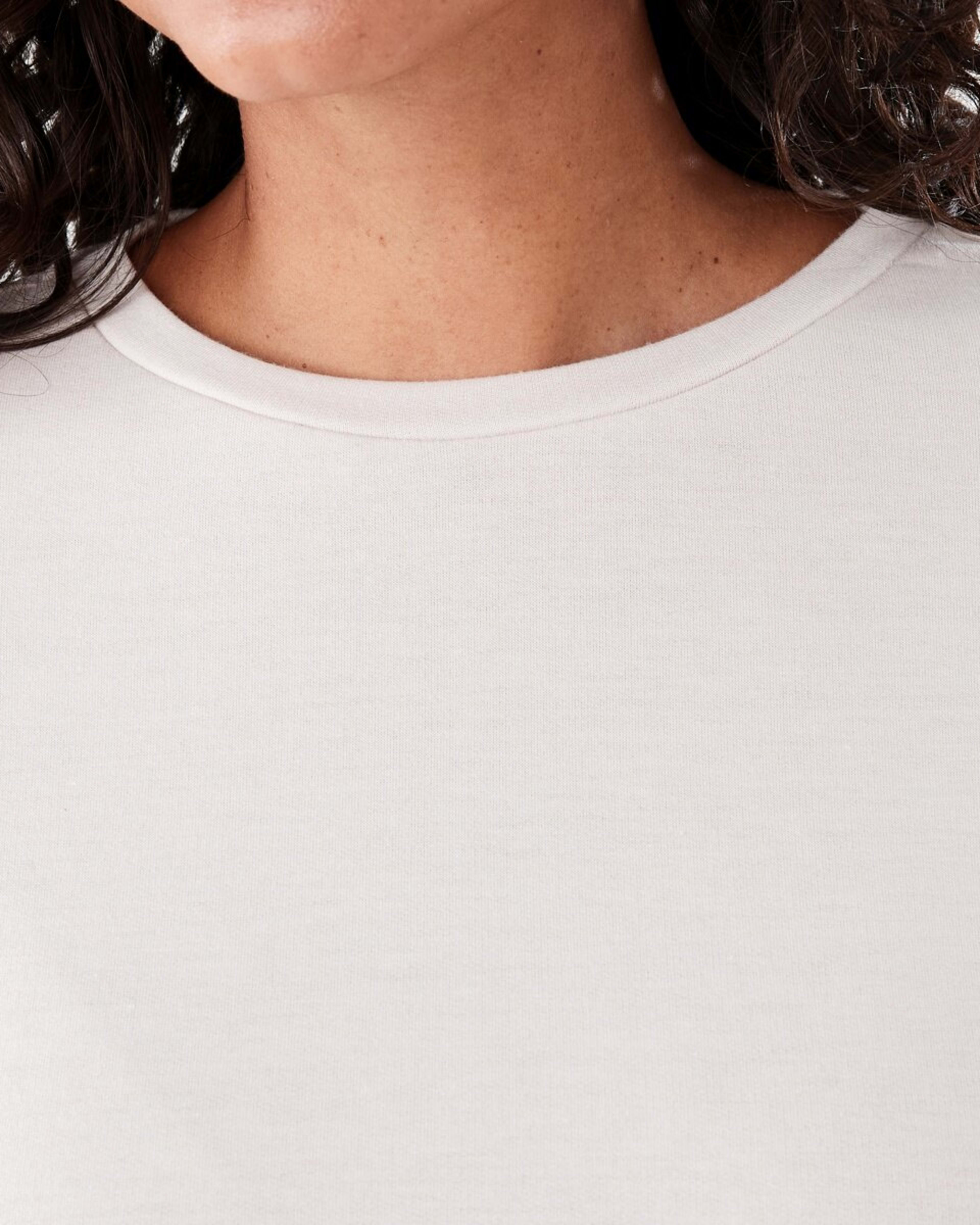 5 Soft Touch Boxy Crew Sweatshirt Nat Beige, 5 of 6