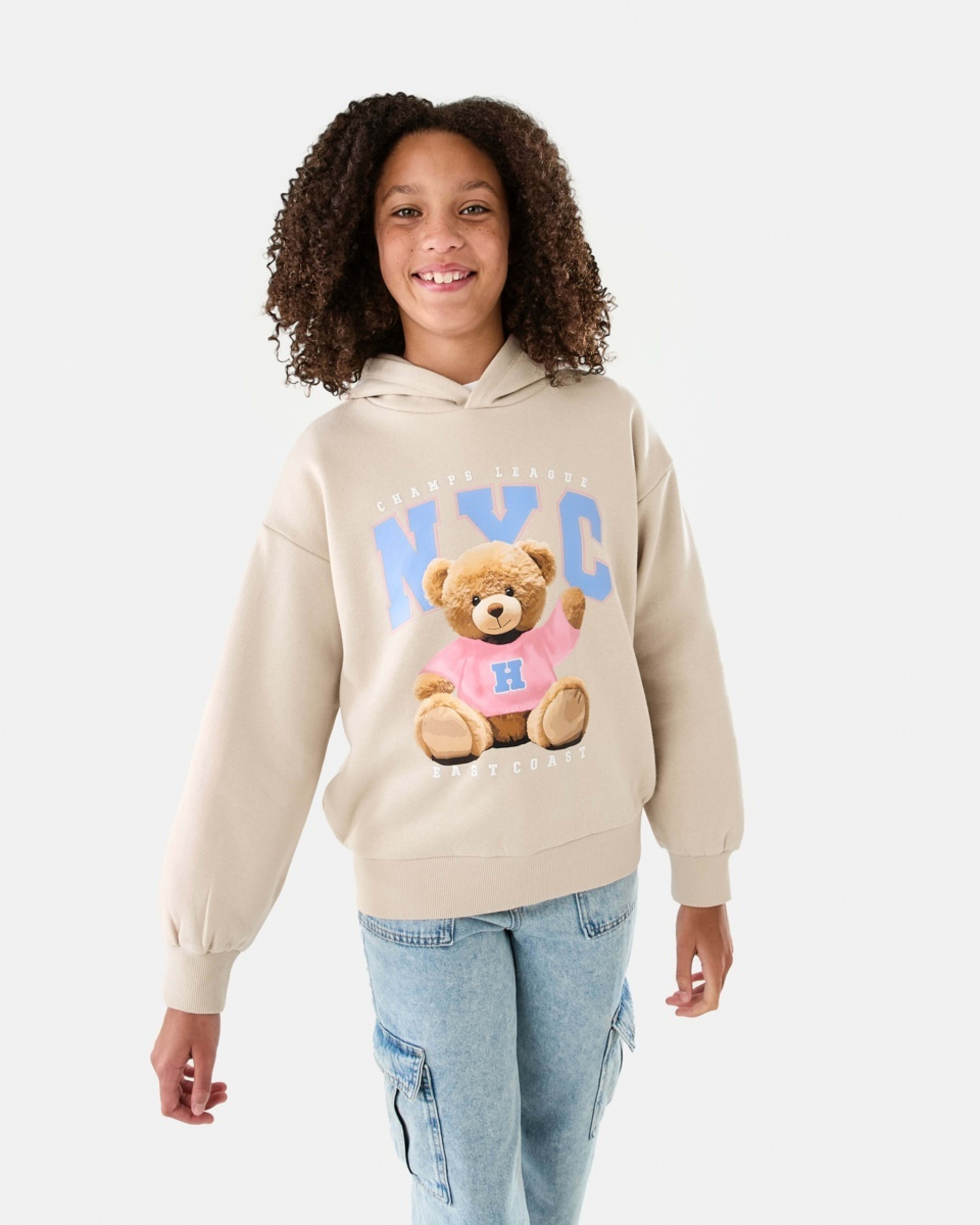 1 Oversized Hoodie Teddy Bear, 1 of 9