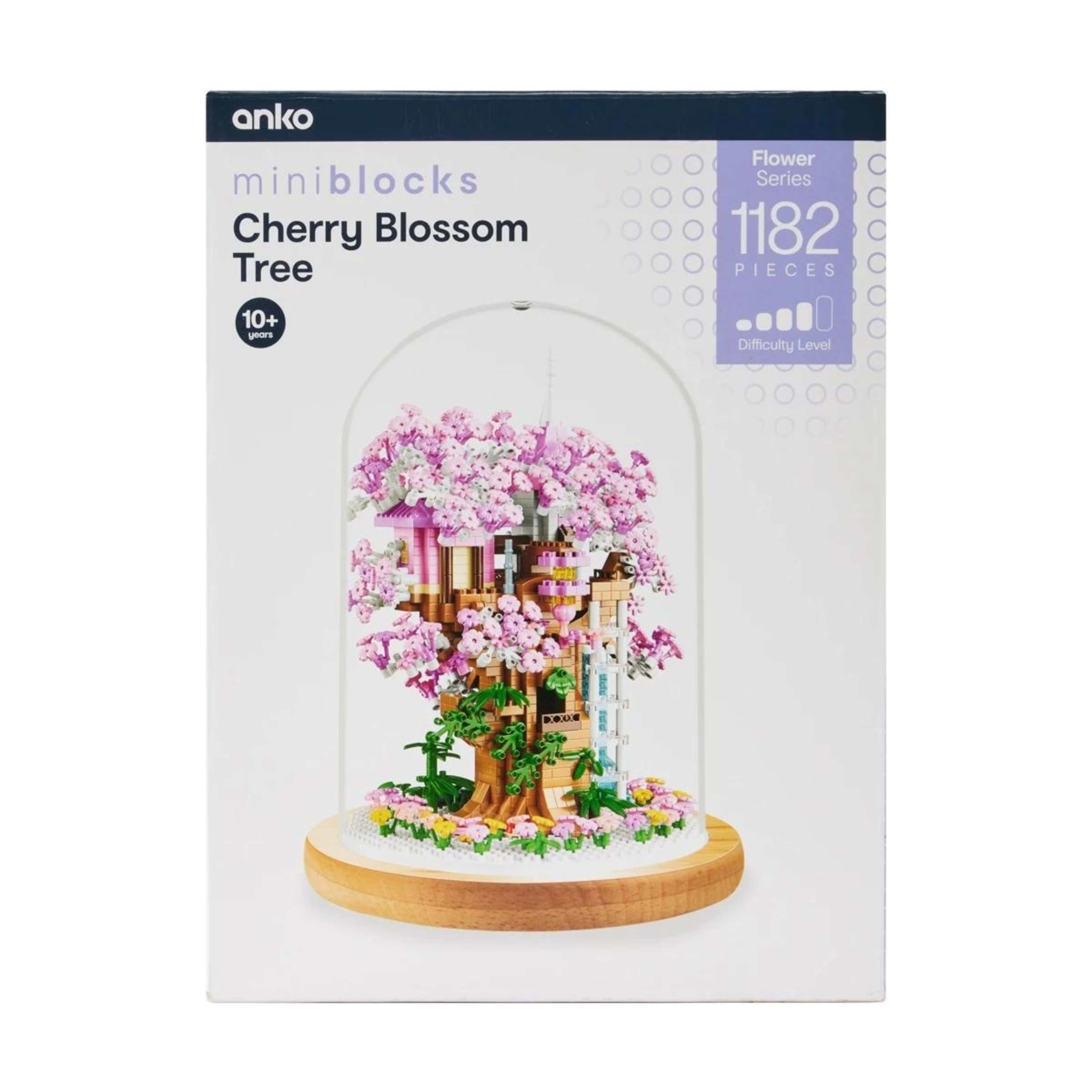 1 1182 Piece Mini Blocks Flower Series: Cherry Blossom Tree, 1 of 5