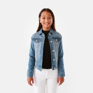 kmart black denim jacket