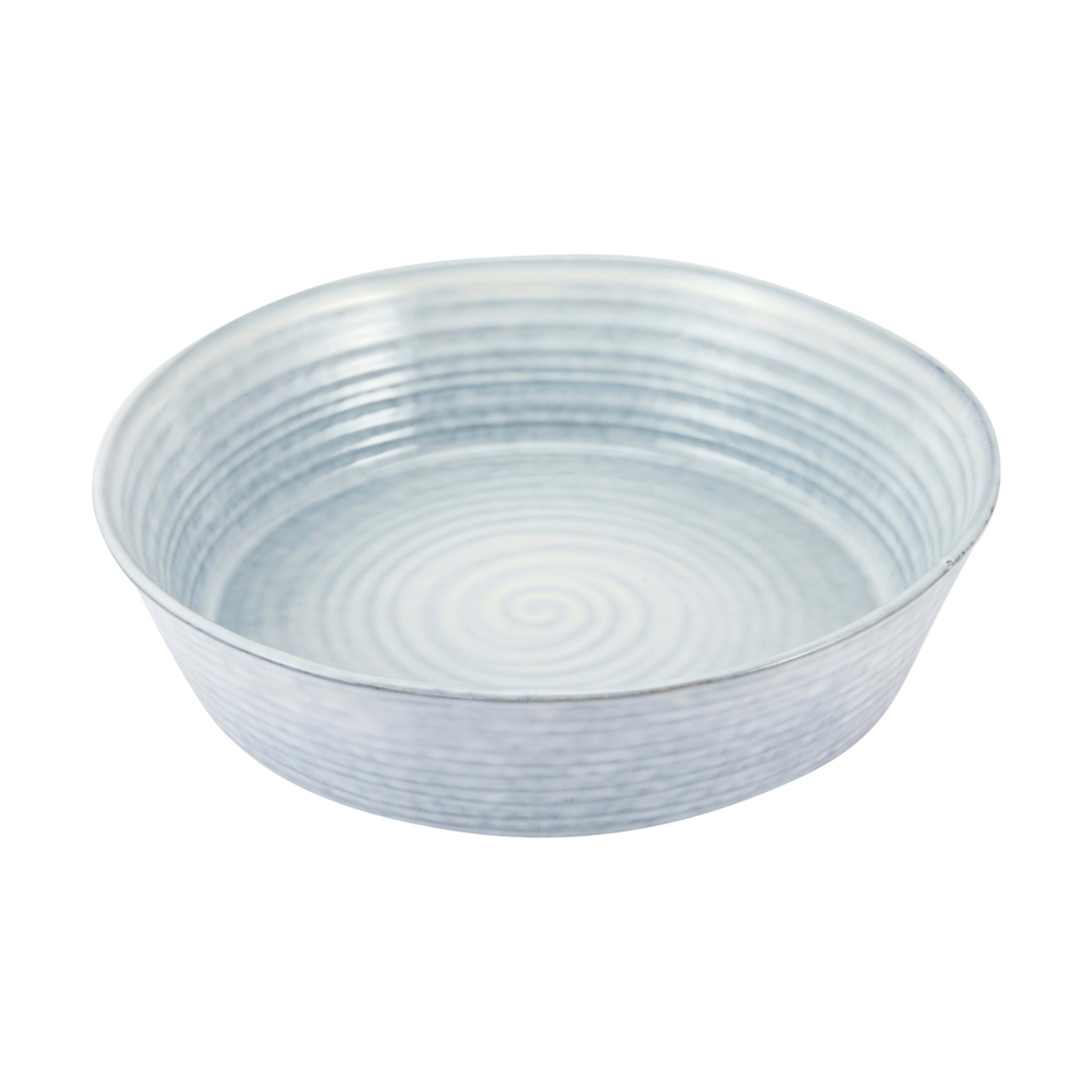 1 Blue Swirl Salad Bowl